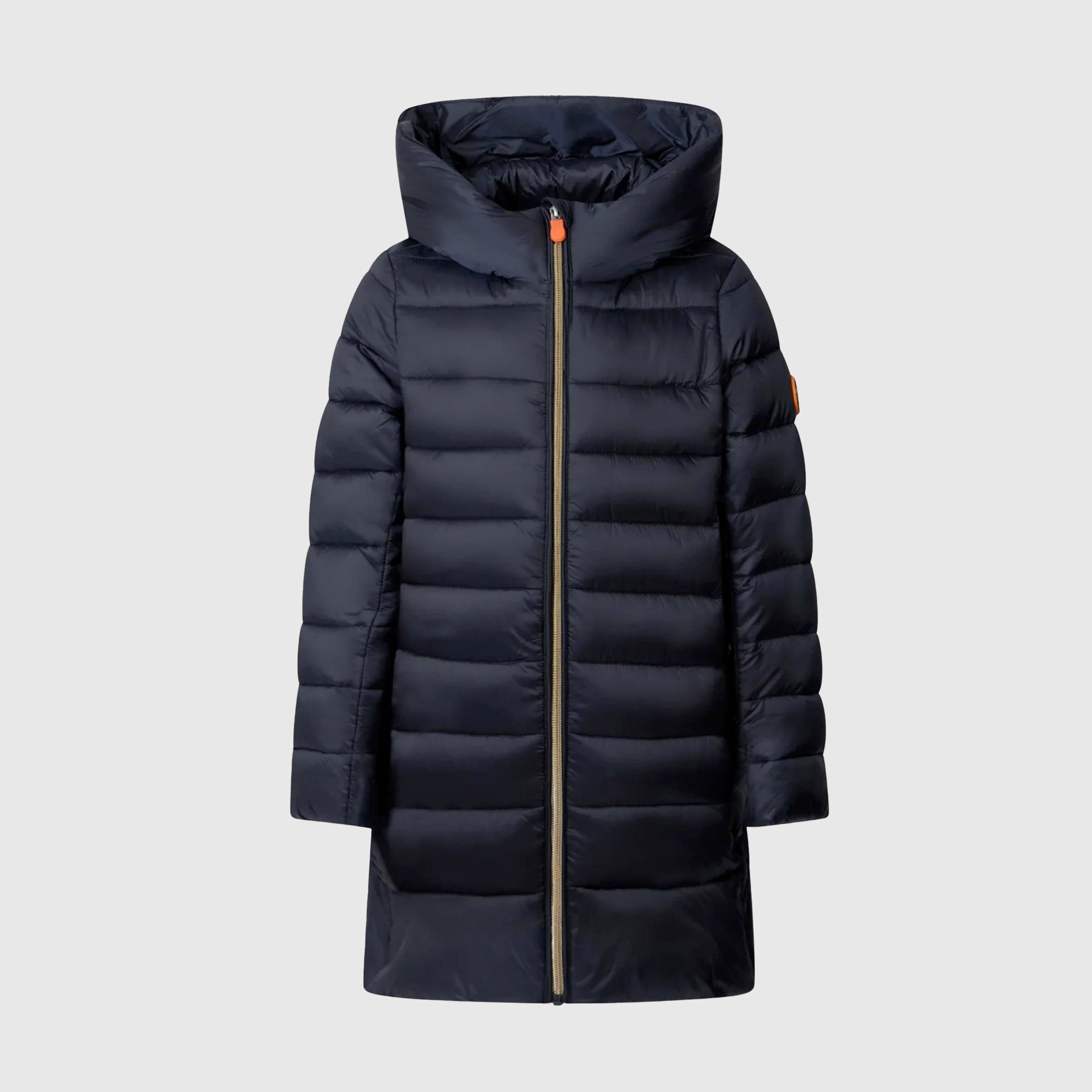 Cappotto Lungo Blu Oriana Firmato SAVE THE DUCK