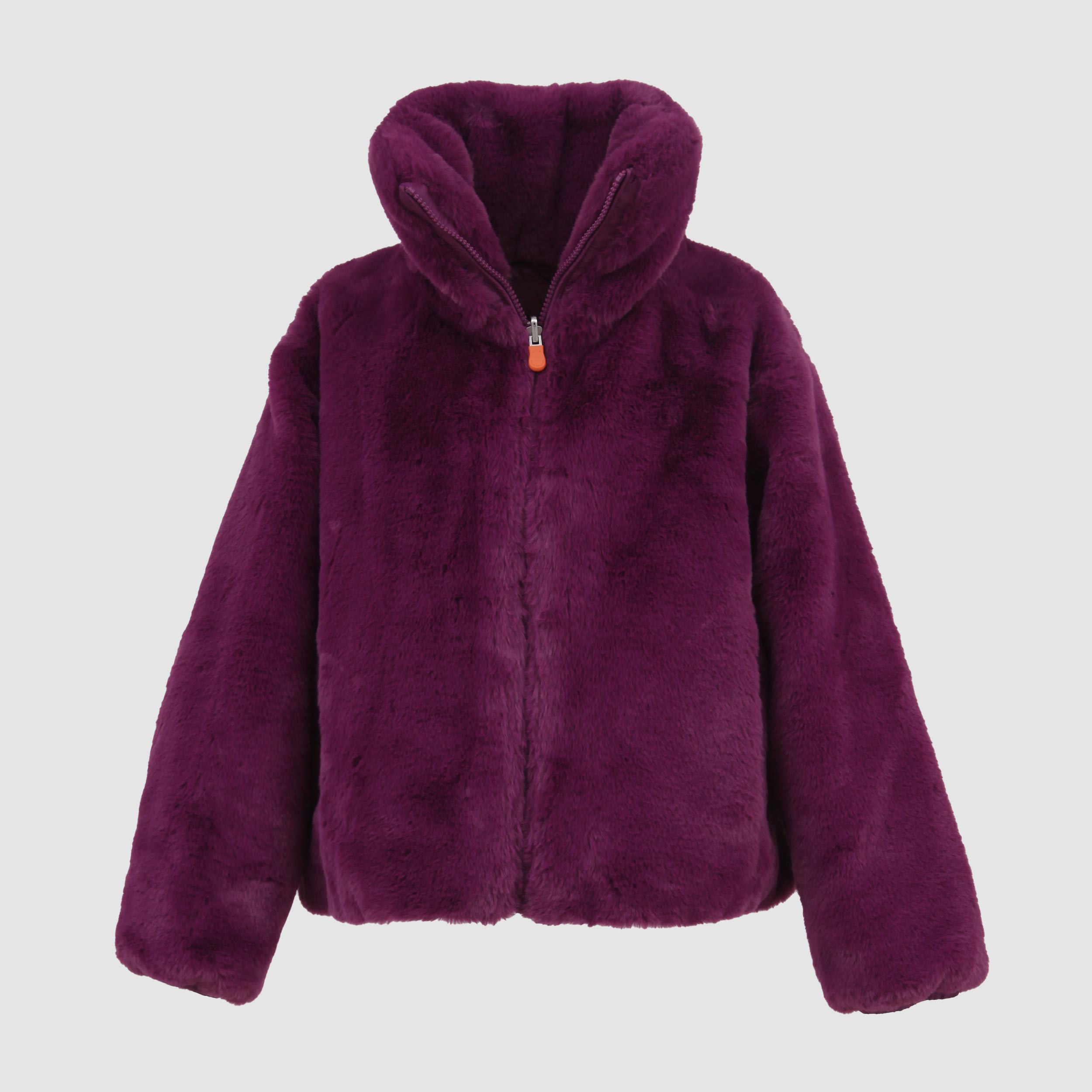 Giacca Reversibile Ceri In Teddy Viola Firmata SAVE THE DUCK