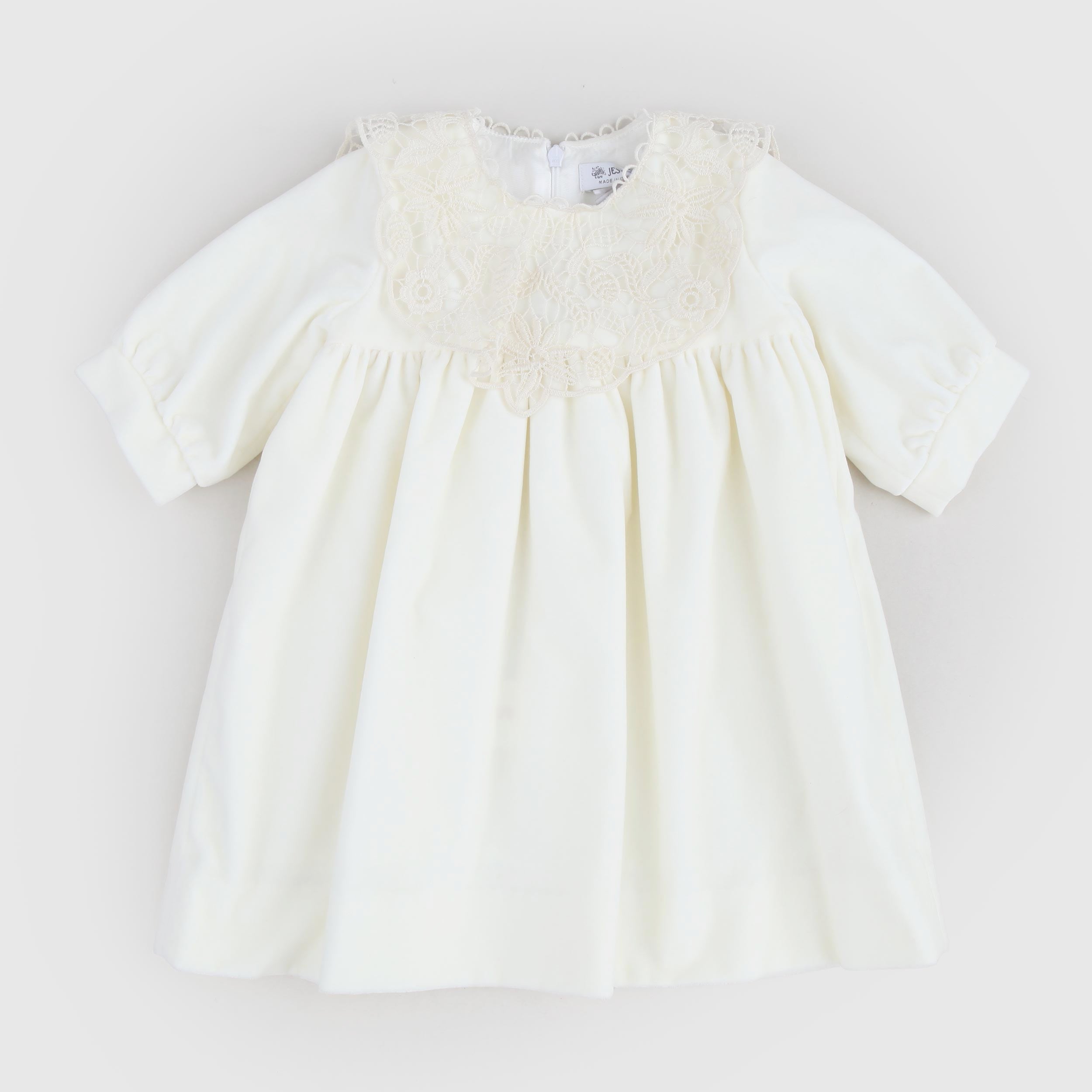 Abito Bianco Con Pizzo Firmato JESURUM