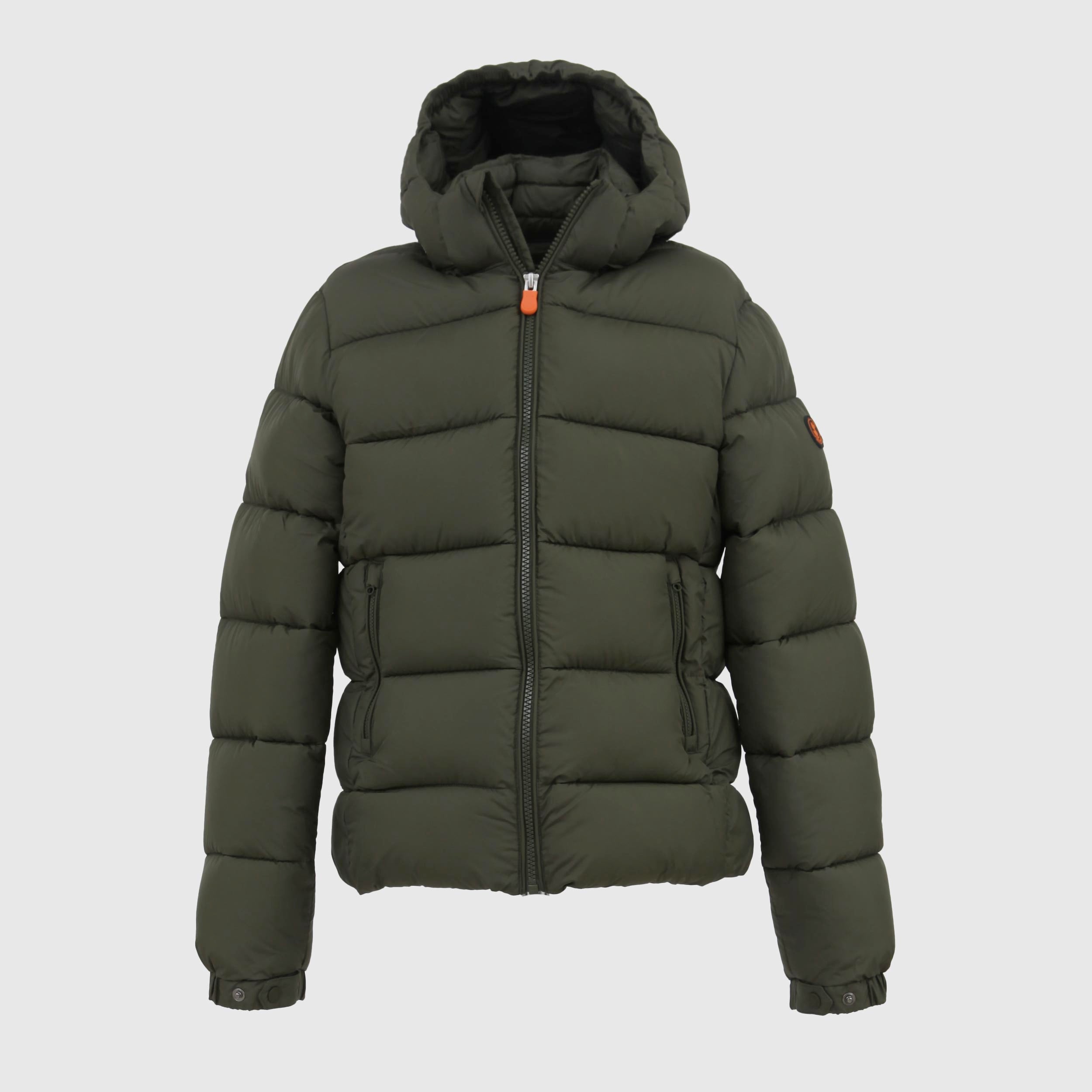 Piumino Verde Con Tasche Firmato SAVE THE DUCK