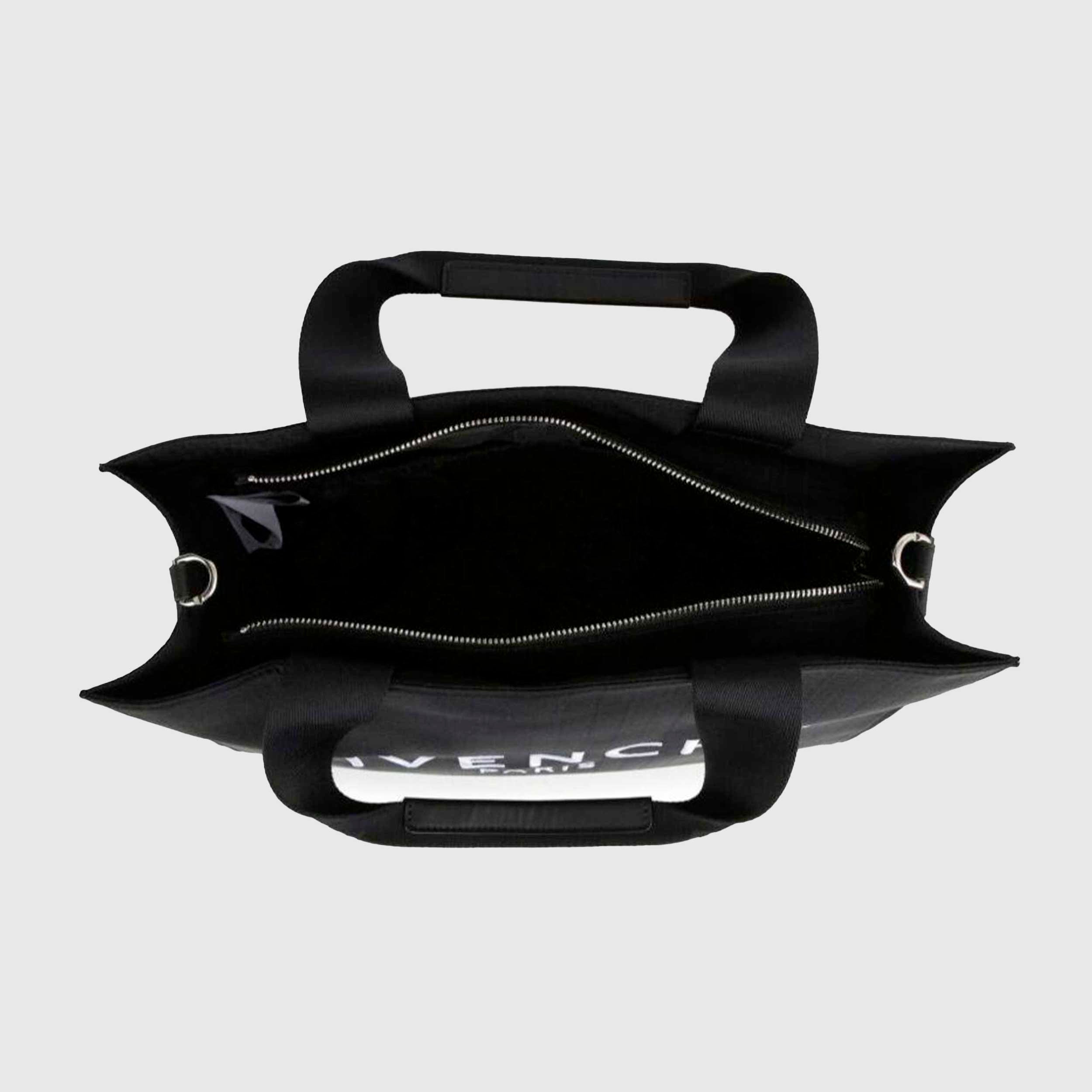 Black Changing Bag with Embroidery by GIVENCHY