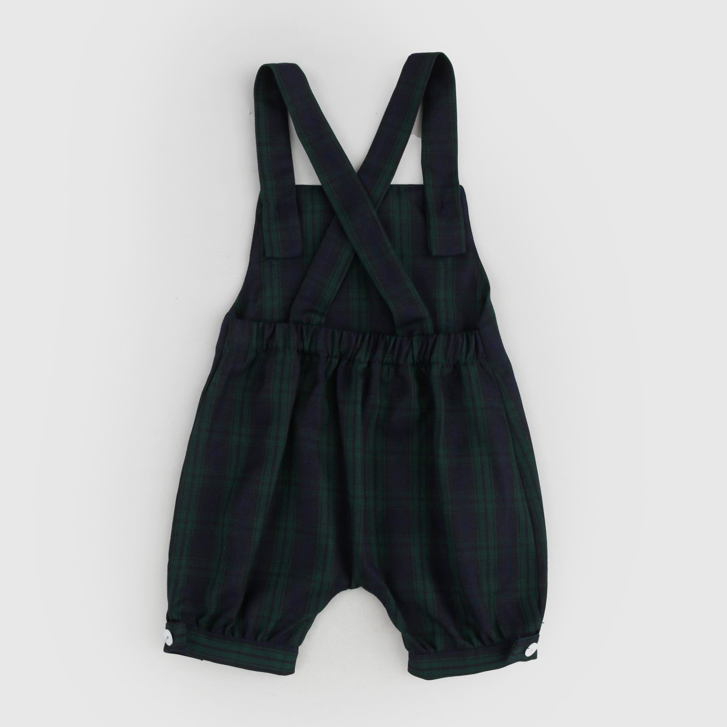 Salopette Con Motivo Scozzese Firmata COLIBRI