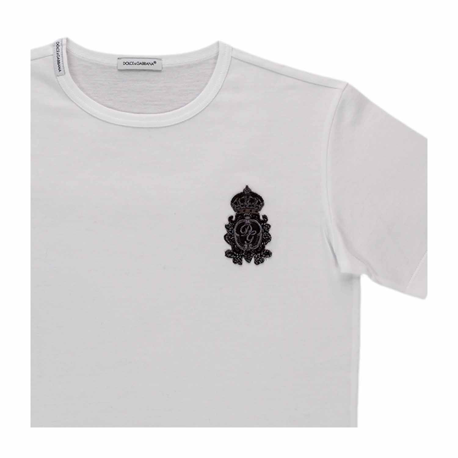 T-SHIRT BIANCA LOGO BAMBINO - annameglio.com abbigliamento moda