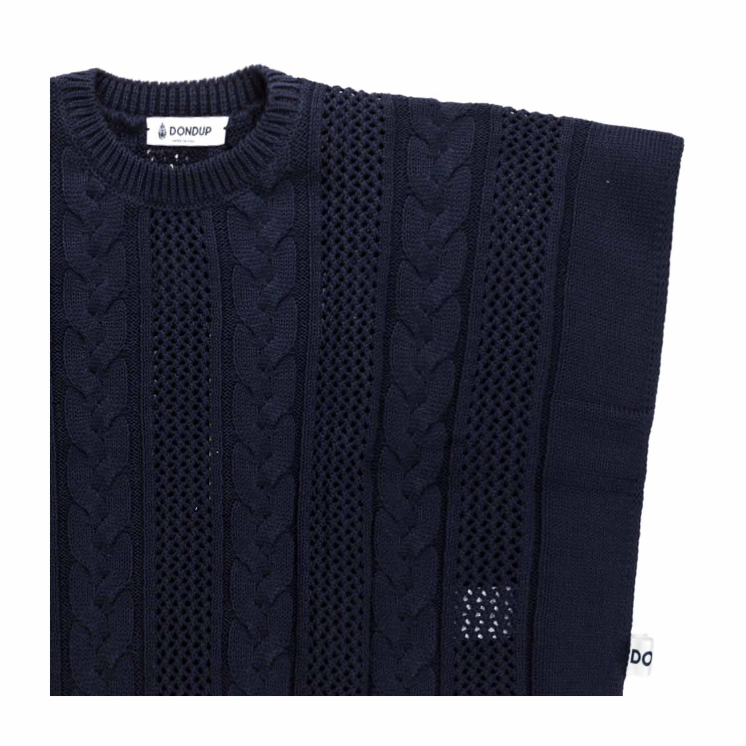 MAGLIA PONCHO BLU BAMBINA TEEN - annameglio.com abbigliamento moda