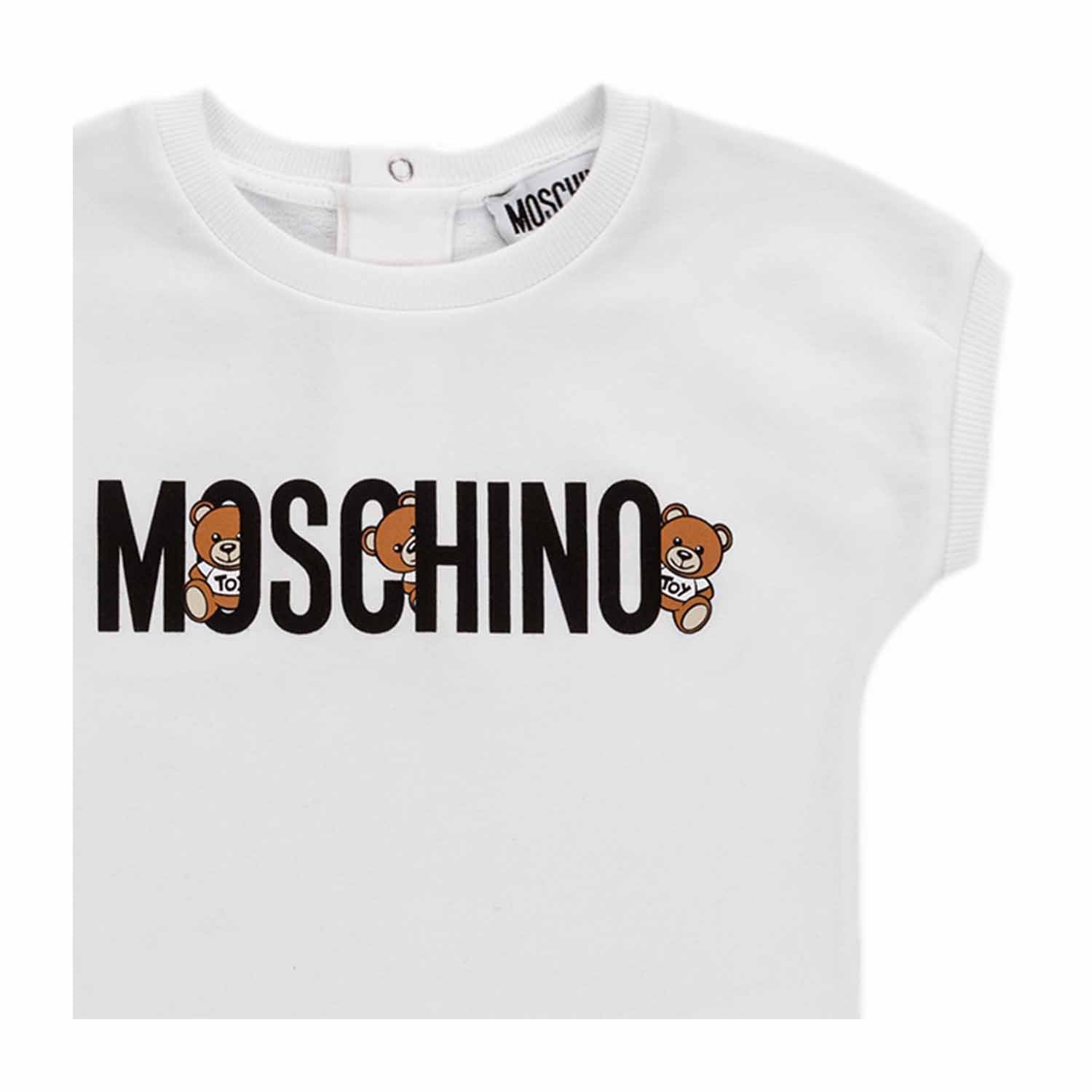 ABITO BIANCO COTONE BIMBA NEONATA - annameglio.com abbigliamento moda