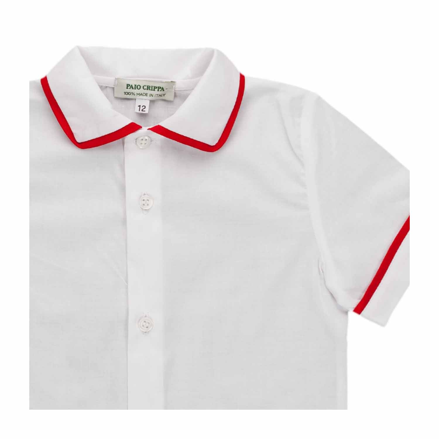 CAMICIA BIANCA UNISEX BIMBO - annameglio.com abbigliamento moda