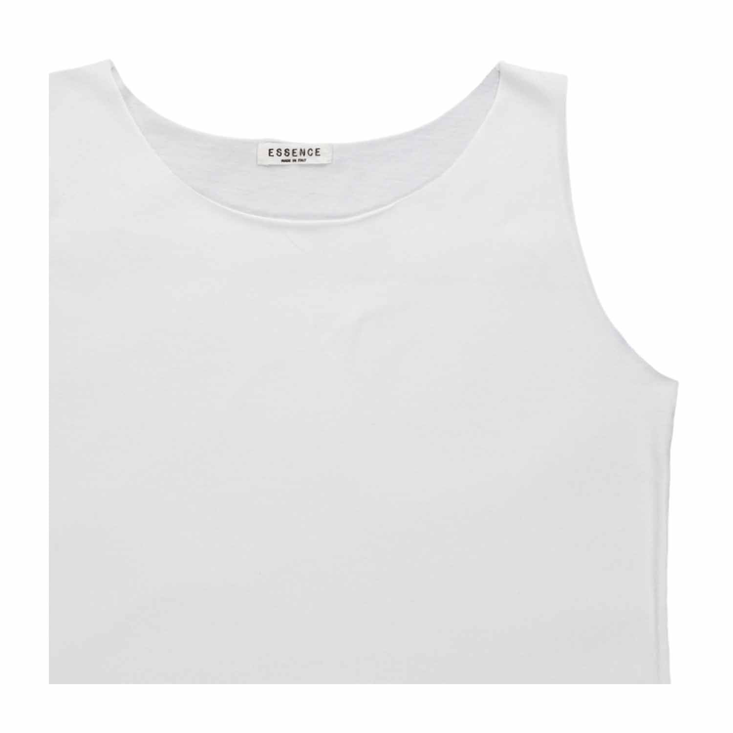 TOP BIANCO IN COTONE TEENAGER - annameglio.com abbigliamento moda