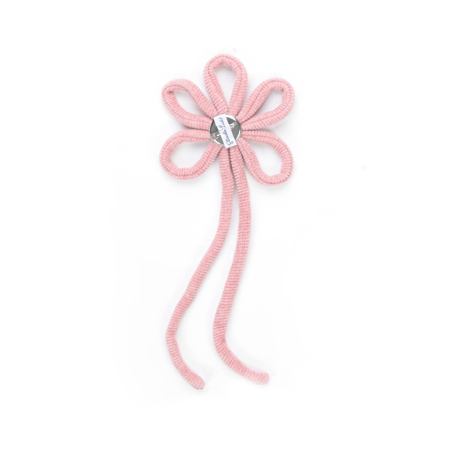 SPILLA ROSA FIORE BAMBINA - annameglio.com abbigliamento moda