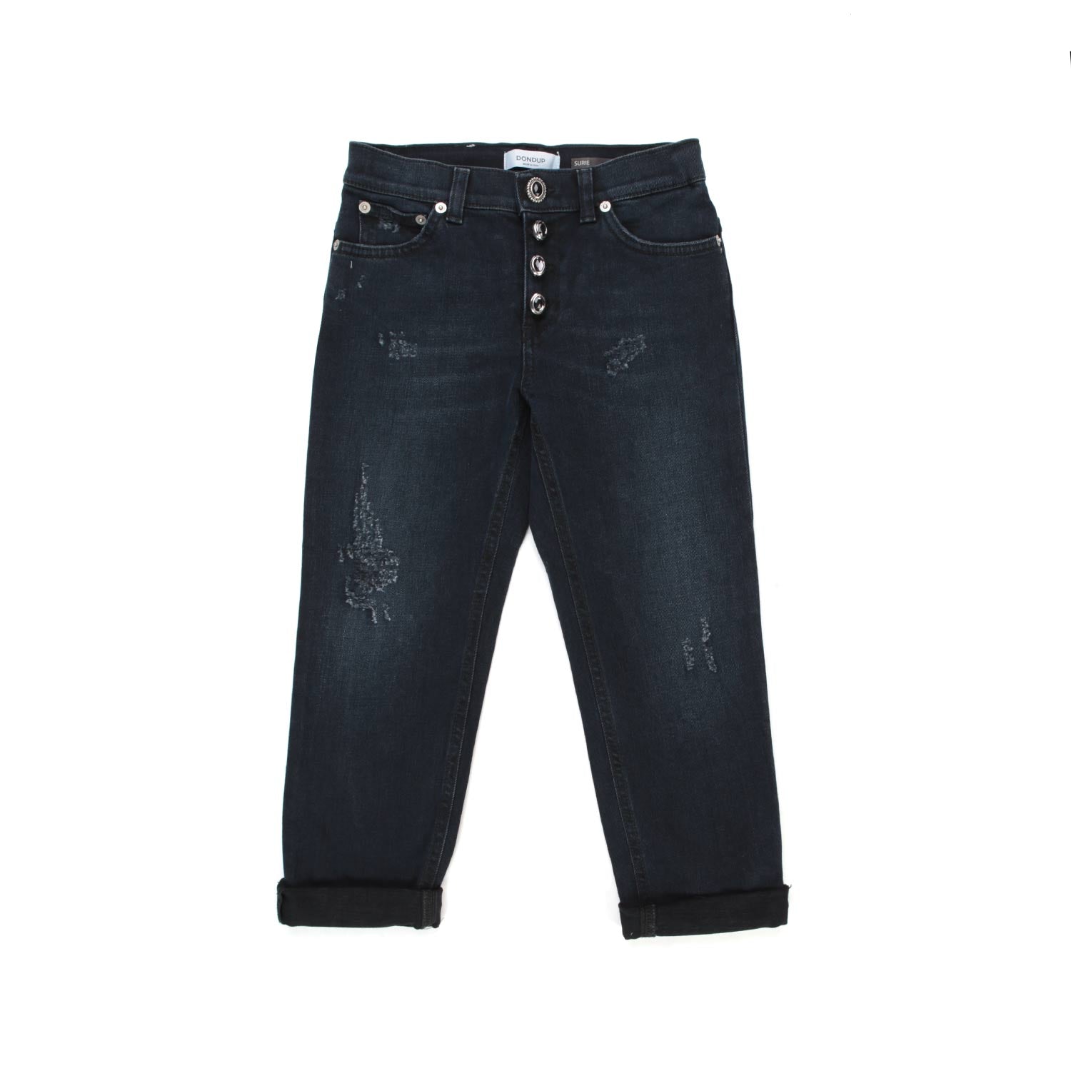JEANS BLU STRAPPATI BAMBINA TEEN - annameglio.com abbigliamento moda