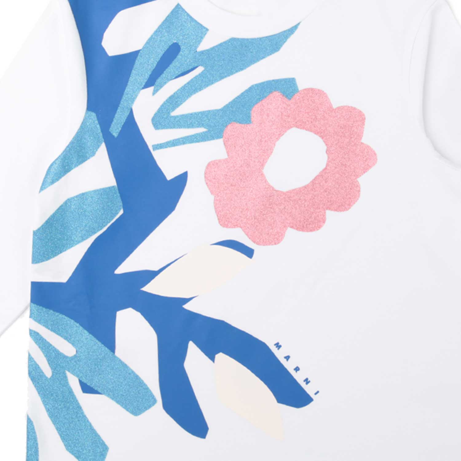 T-SHIRT BIANCA STAMPA BIMBA E TEEN - annameglio.com abbigliamento moda