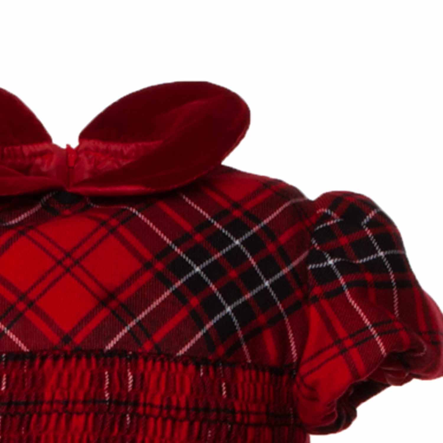 ABITO ROSSO SCOZZESE BIMBA - annameglio.com abbigliamento moda