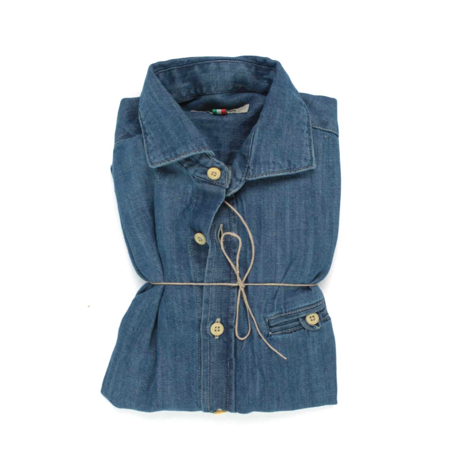 CAMICIA DENIM BAMBINO E TEENAGER - annameglio.com abbigliamento moda