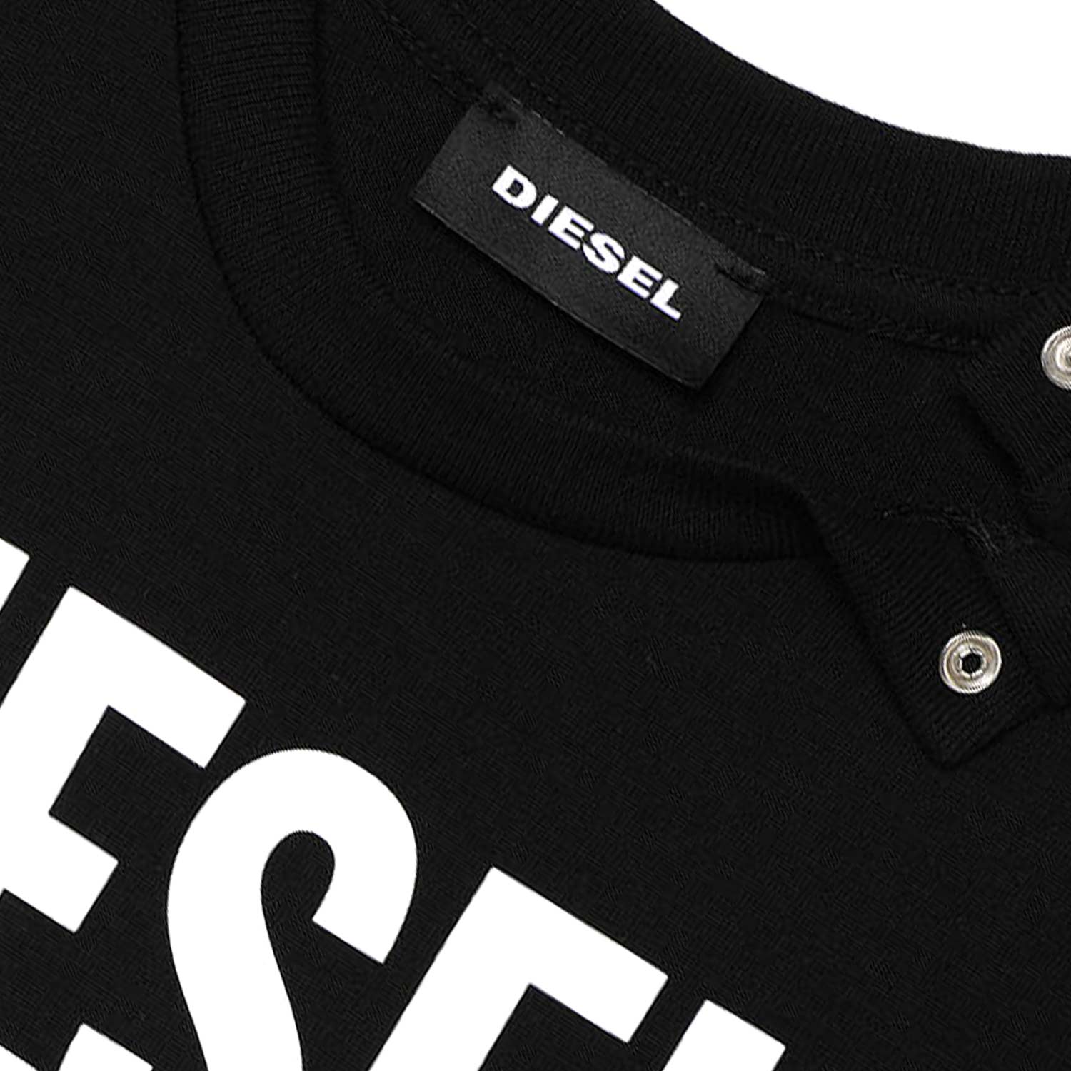 T-SHIRT NERA CON LOGO BABY - annameglio.com abbigliamento moda