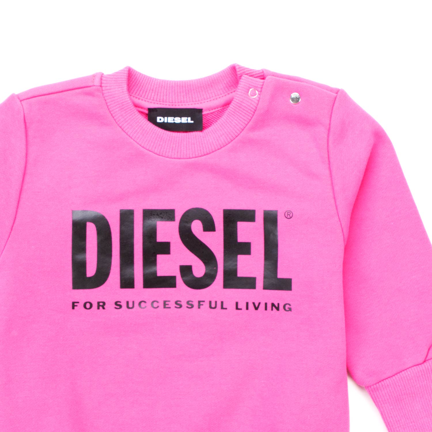 FELPA FUCSIA LOGO BIMBA NEONATA - annameglio.com abbigliamento moda