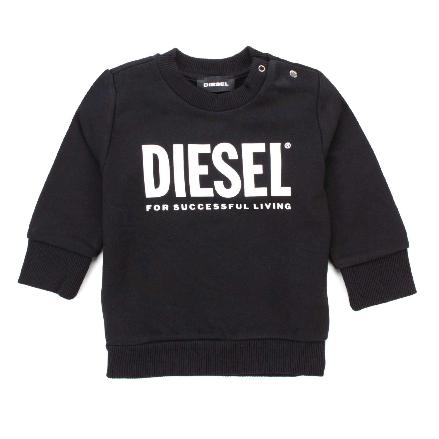 FELPA NERA CON LOGO BABY - annameglio.com abbigliamento moda