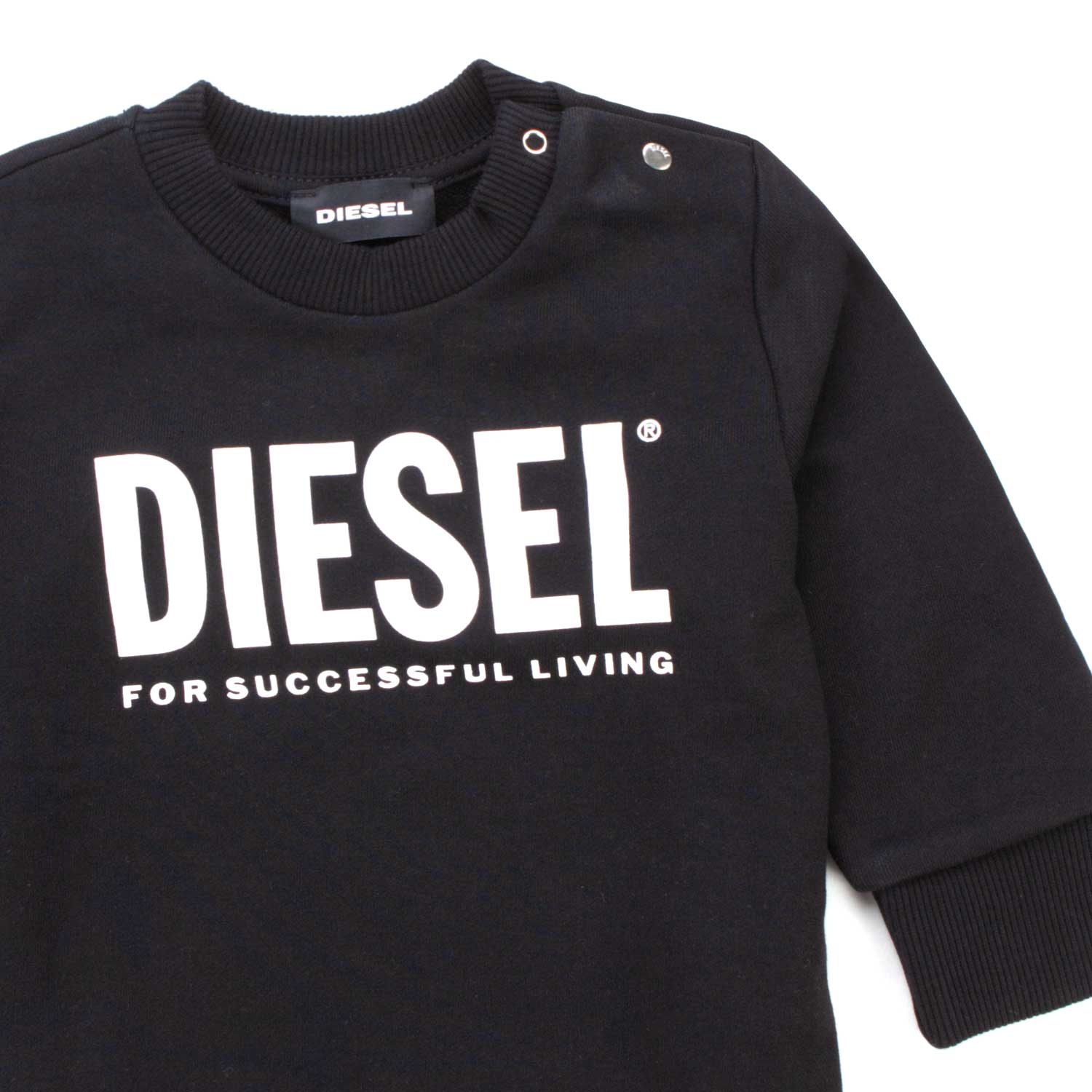 FELPA NERA CON LOGO BABY - annameglio.com abbigliamento moda