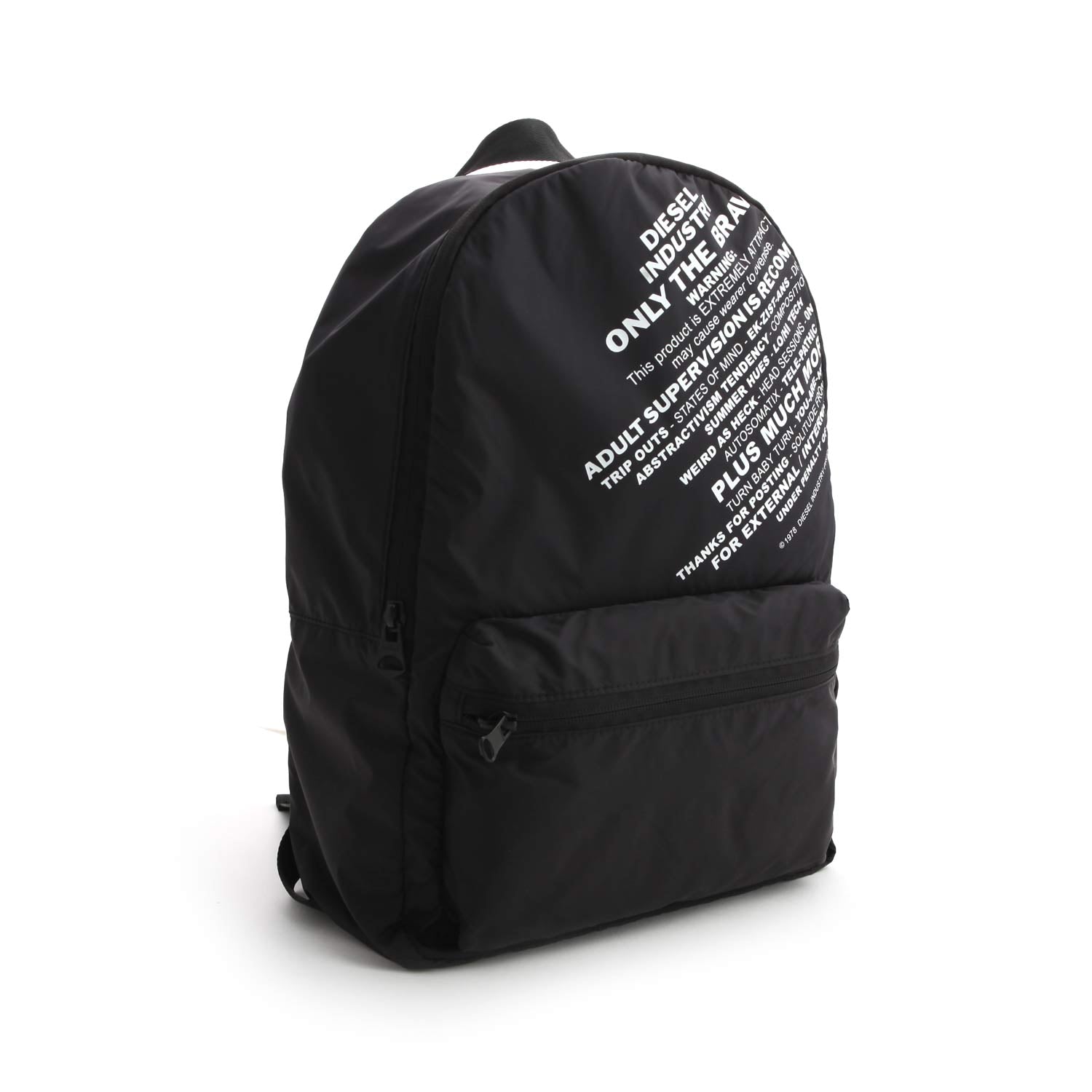 ZAINO NERO CON STAMPA UNISEX - annameglio.com abbigliamento moda