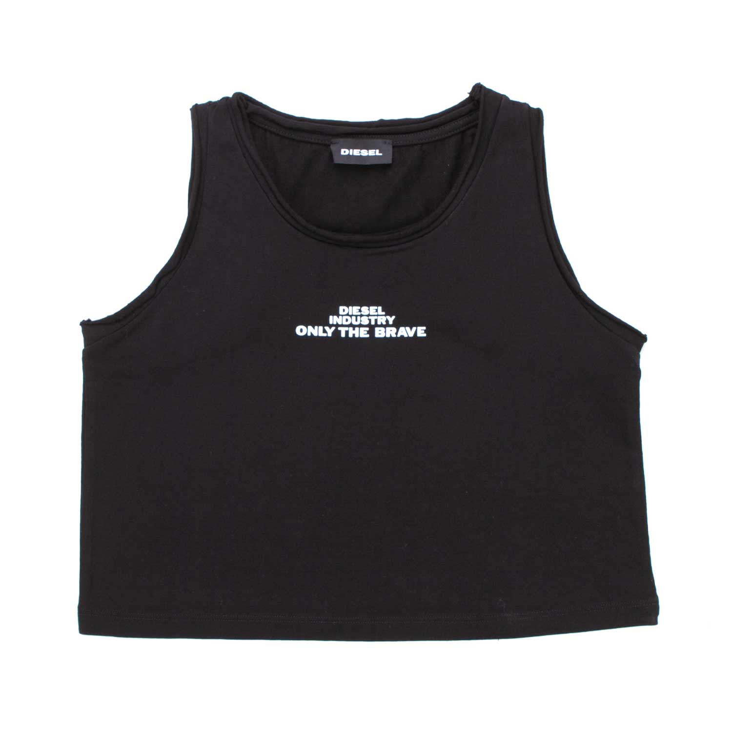 TOP NERO CON LOGO TEEN BAMBINA - annameglio.com abbigliamento moda