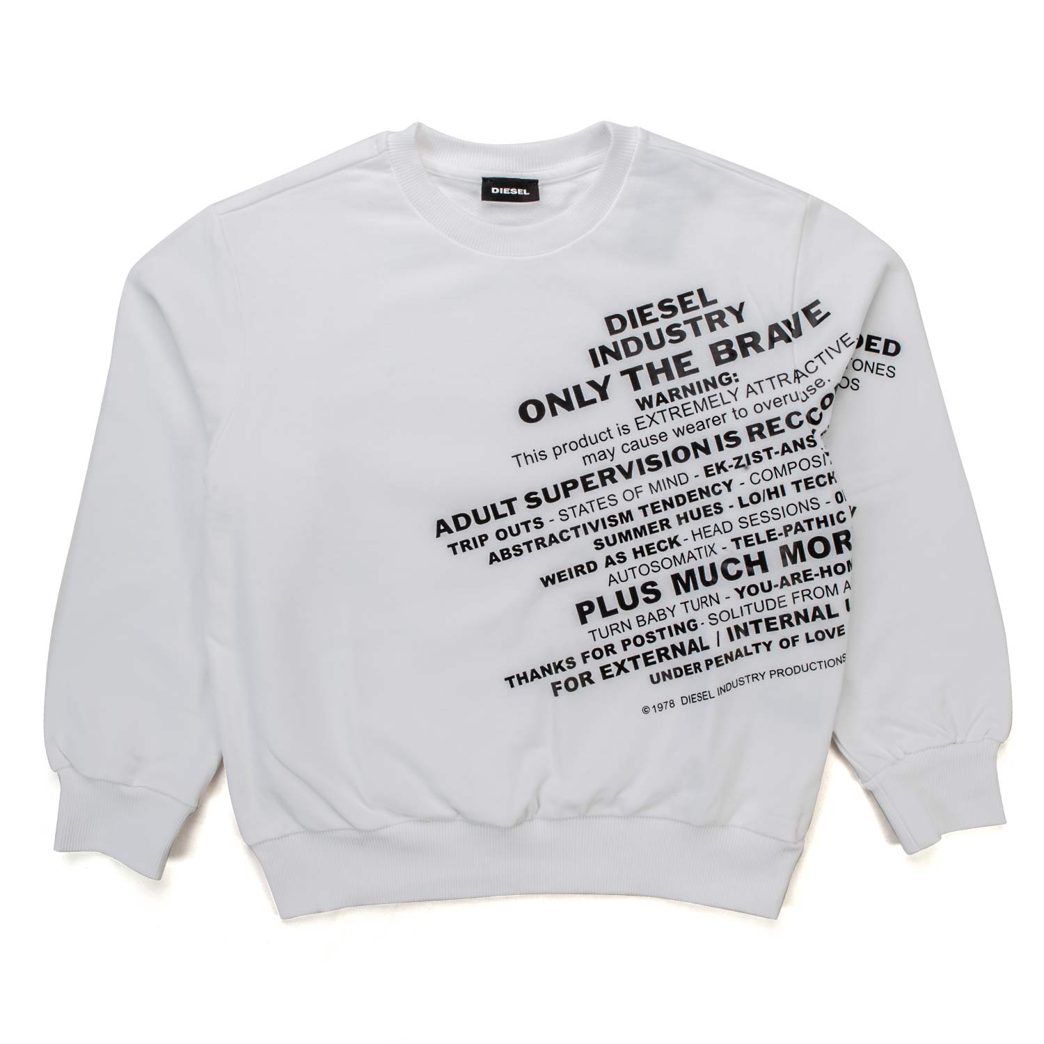 FELPA BIANCA STAMPA TEEN BAMBINO - annameglio.com abbigliamento moda