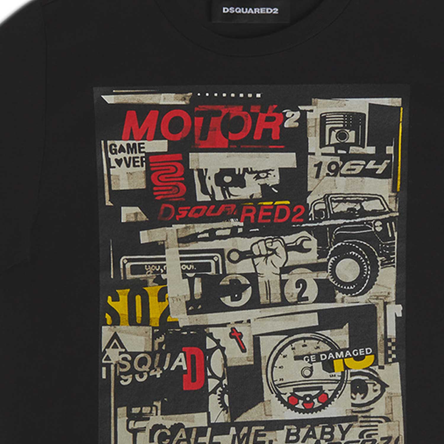 T-SHIRT CON STAMPA NERA BOY - annameglio.com abbigliamento moda