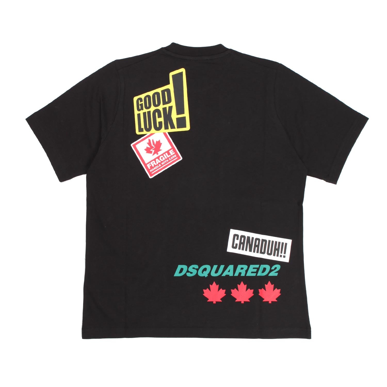 T-SHIRT UNISEX NERA STAMPA - annameglio.com abbigliamento moda