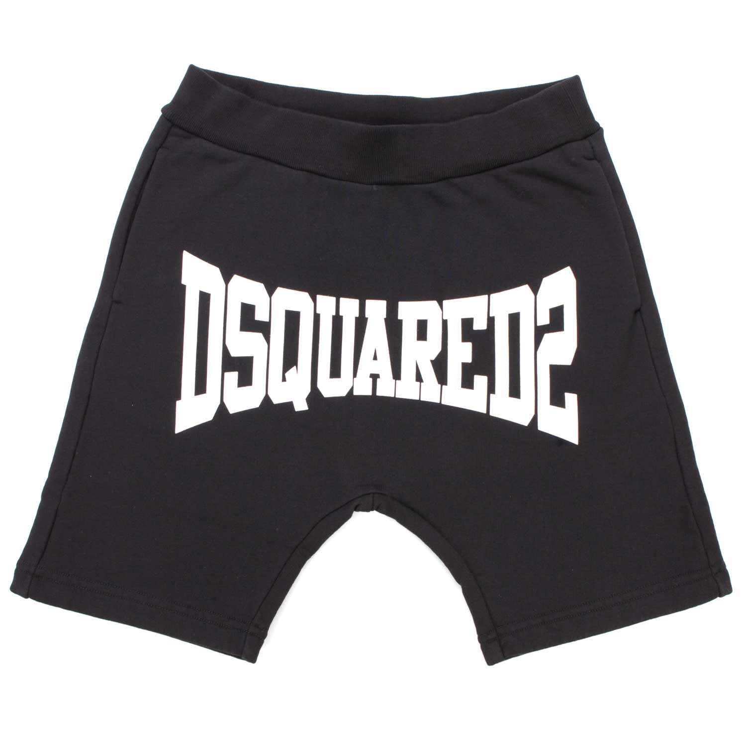 SHORTS NERI LOGO BAMBINO TEEN - annameglio.com abbigliamento moda