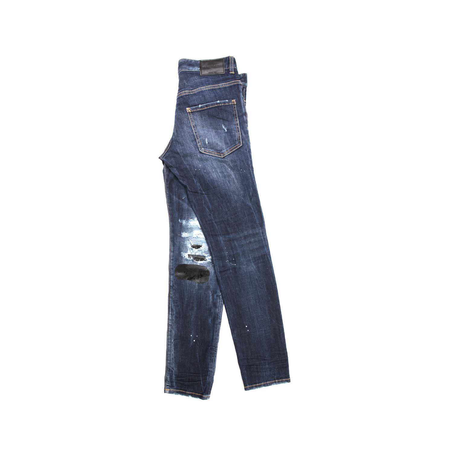 JEANS REGULAR STRAPPATI TEEN - annameglio.com abbigliamento moda