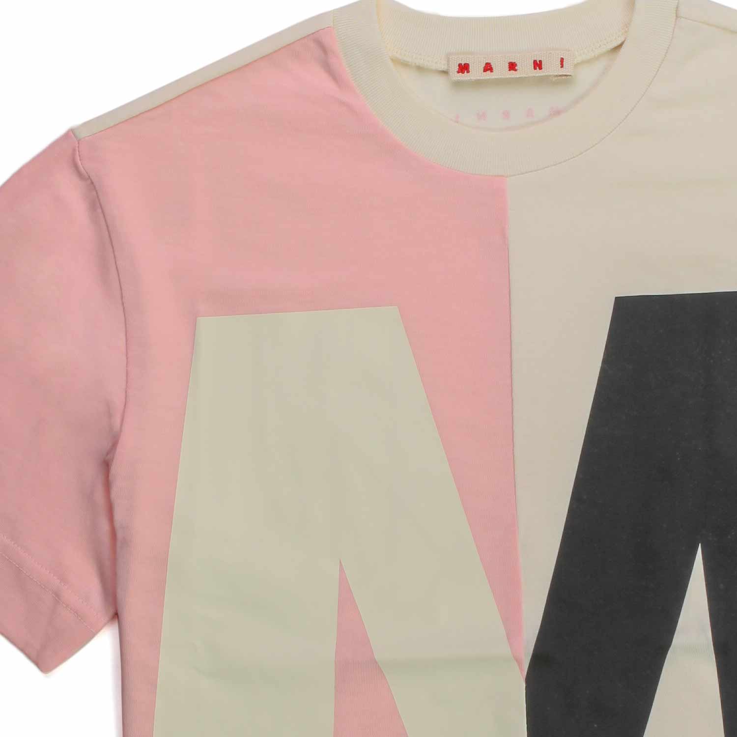 T-SHIRT PANNA E ROSA BAMBINA E TEENAGER - annameglio.com abbigliamento moda