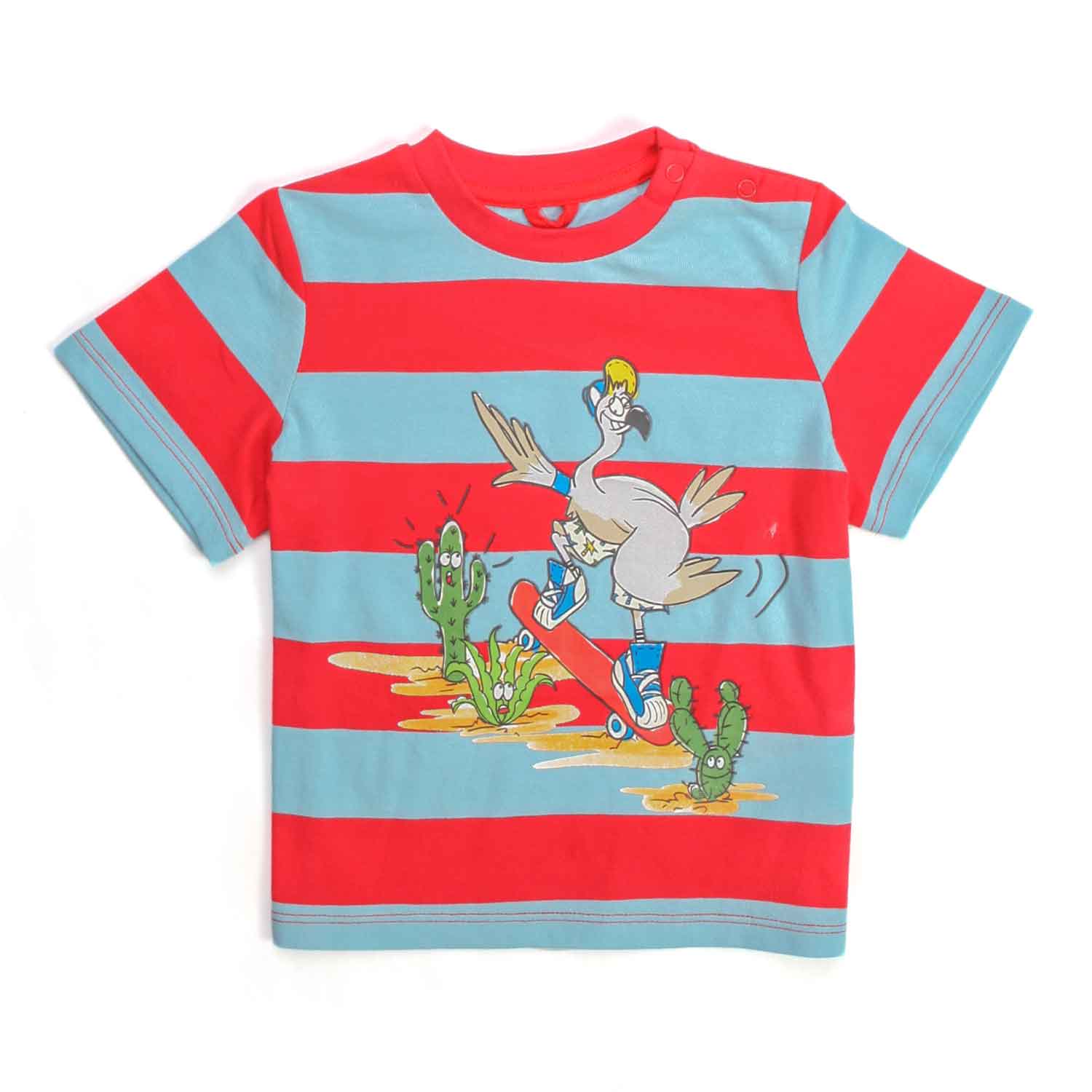Baby T-Shirt in Cotone con Fenicotteri - annameglio.com abbigliamento moda