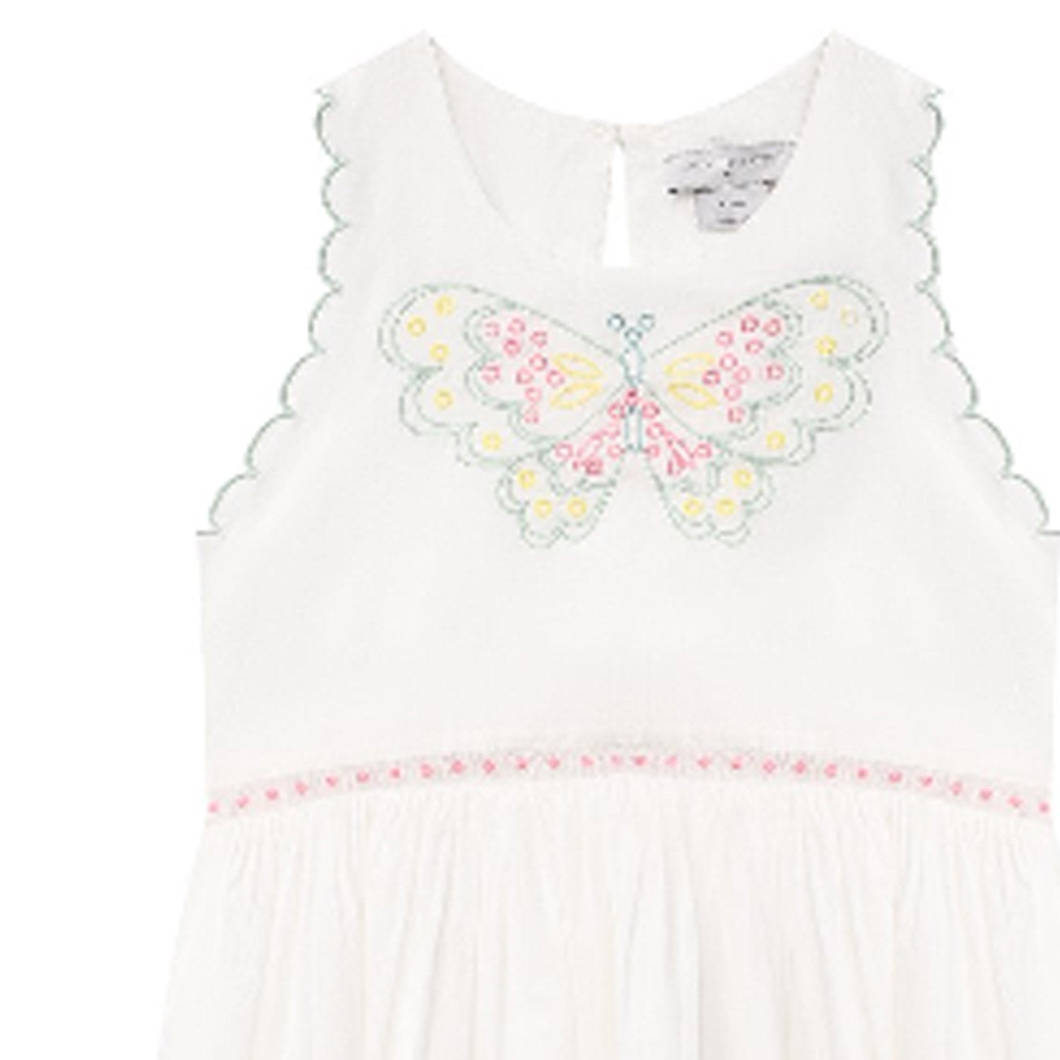 ABITO RICAMATO BIANCO BAMBINA - annameglio.com abbigliamento moda