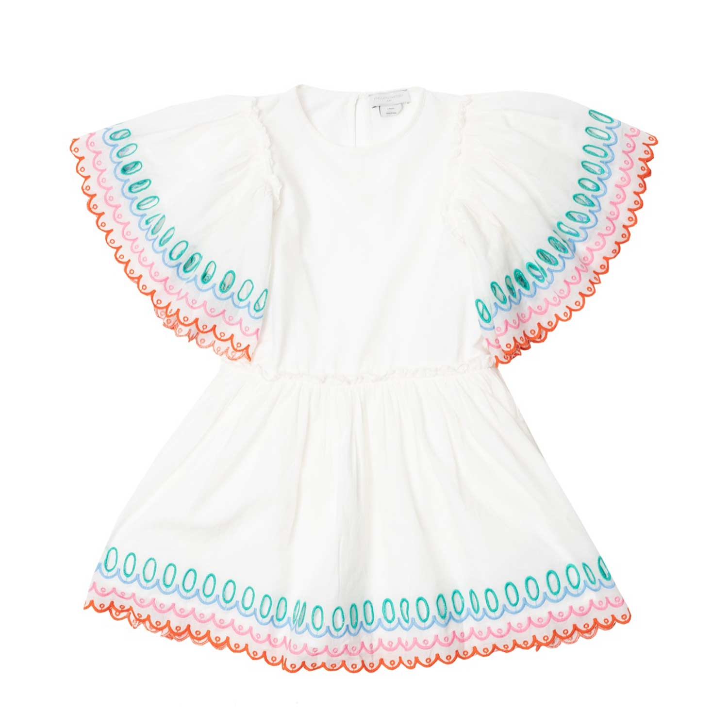 TOP RICAMATO BIANCO BAMBINA E TEENAGER - annameglio.com abbigliamento moda