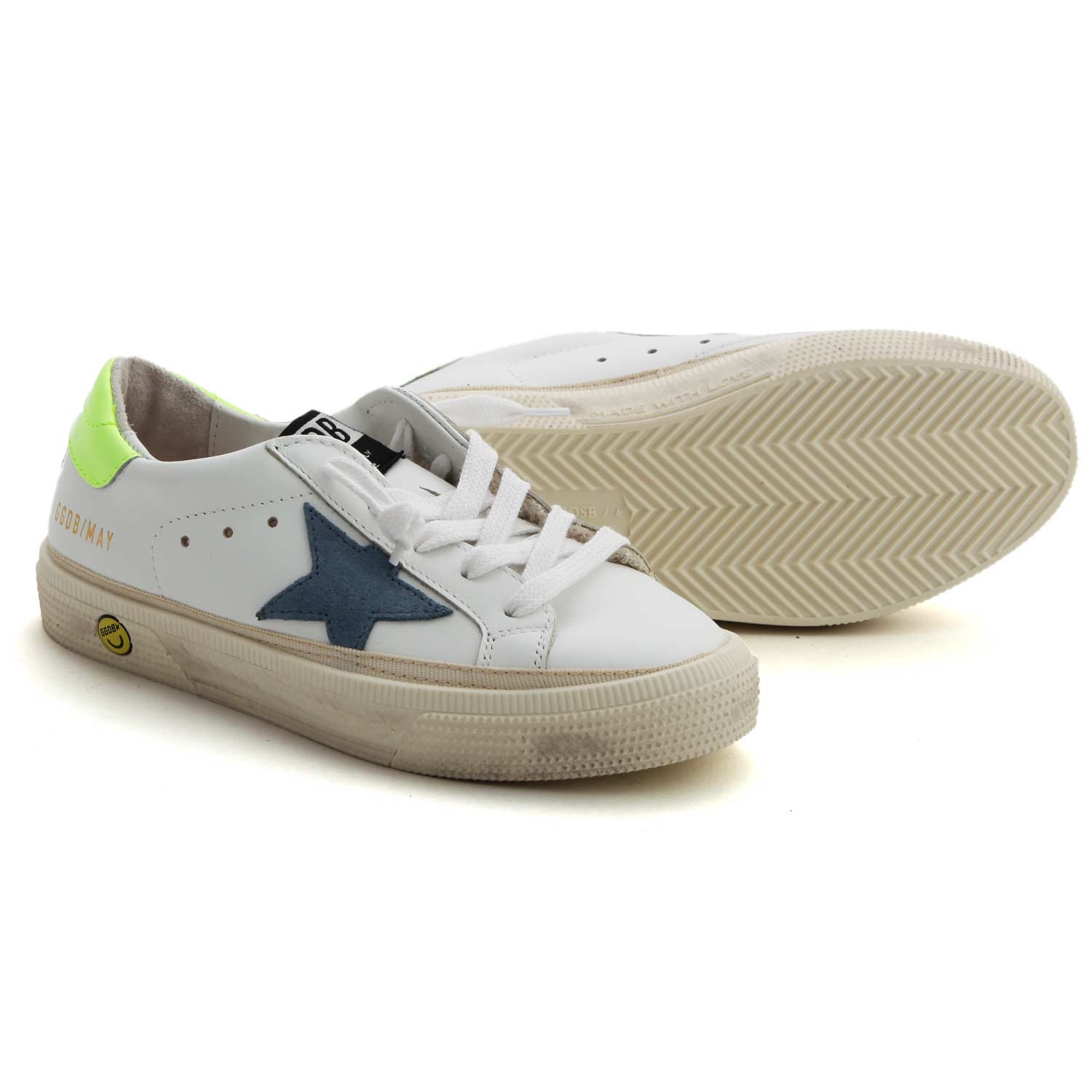 SNEAKERS SSTAR UNISEX BLU E FLUO TEENAGER - annameglio.com abbigliamento moda