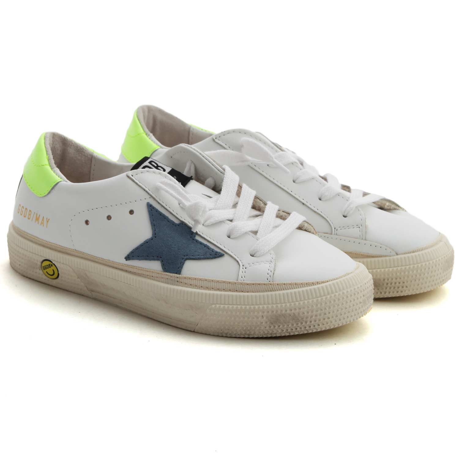 SNEAKERS SSTAR UNISEX BLU E FLUO BAMBINO - annameglio.com abbigliamento moda