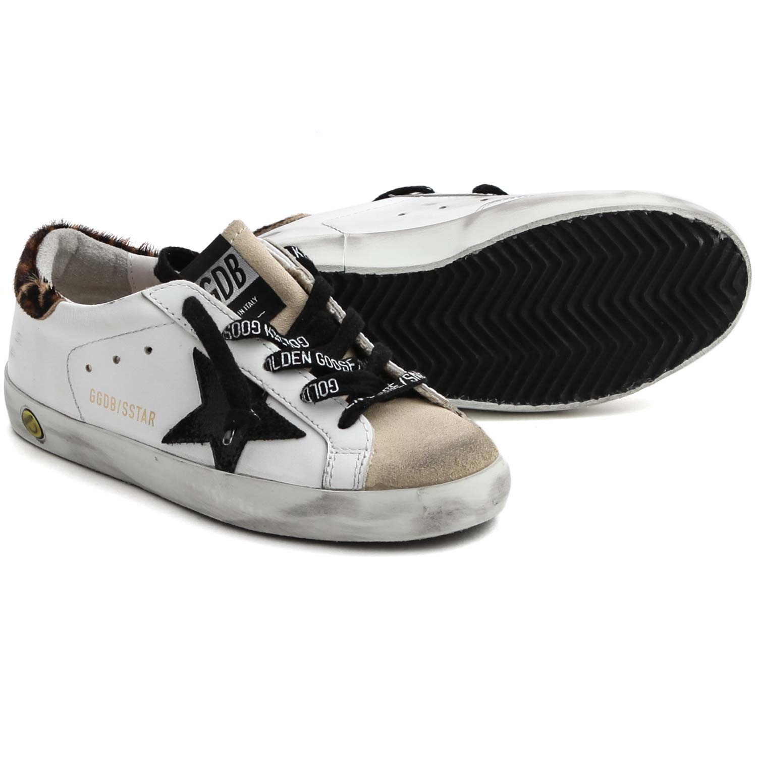 Sneaker Super-Star teen talloncino leopard - annameglio.com abbigliamento moda