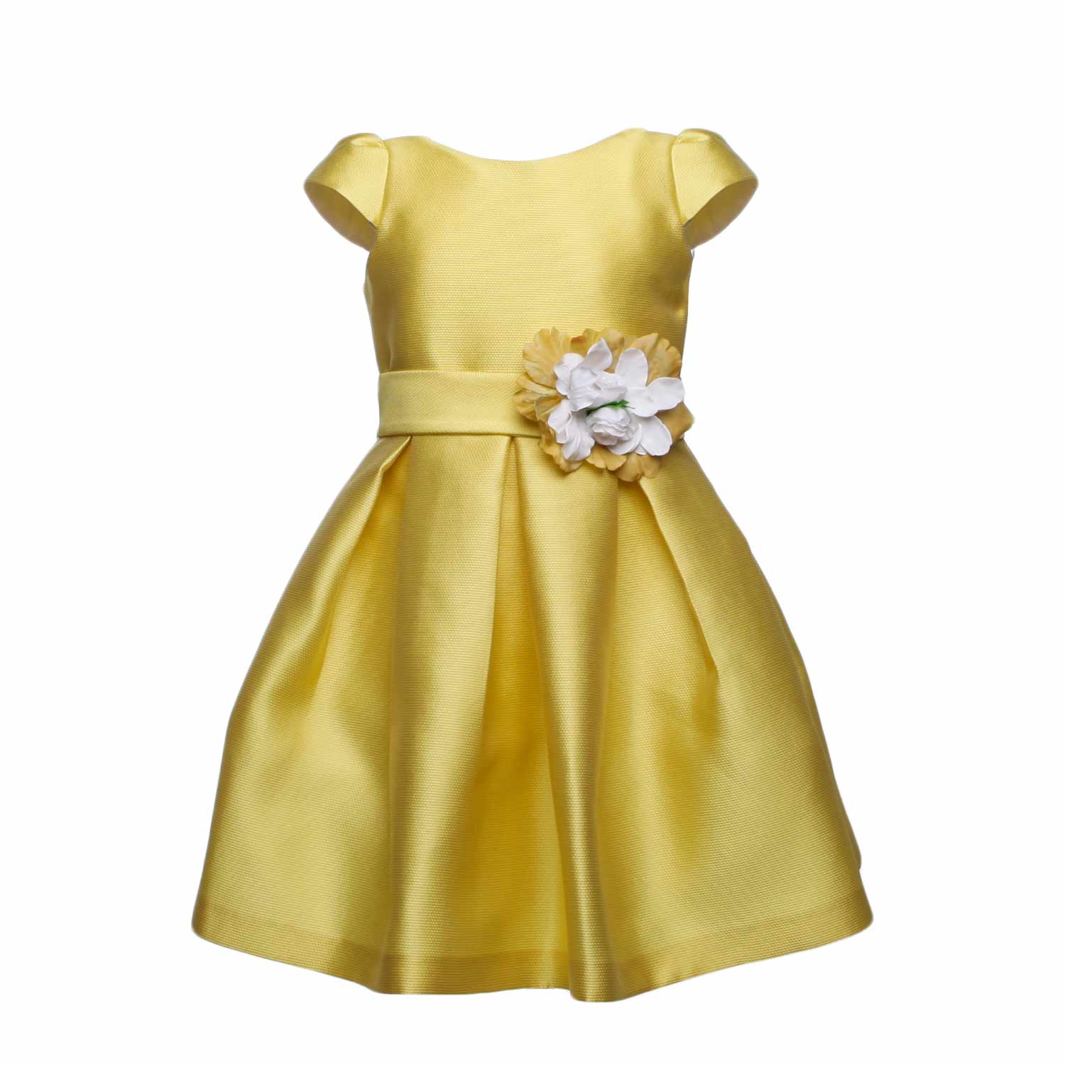 ABITO GIALLO ORO BAMBINA - annameglio.com abbigliamento moda