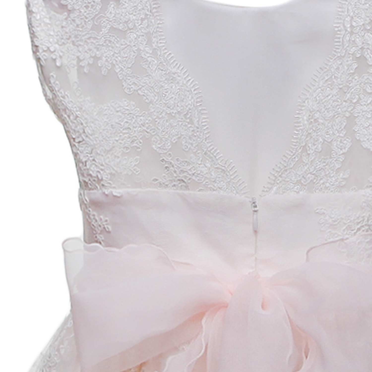 ABITO CERIMONIA BIANCO-ROSA BAMBINA - annameglio.com abbigliamento moda