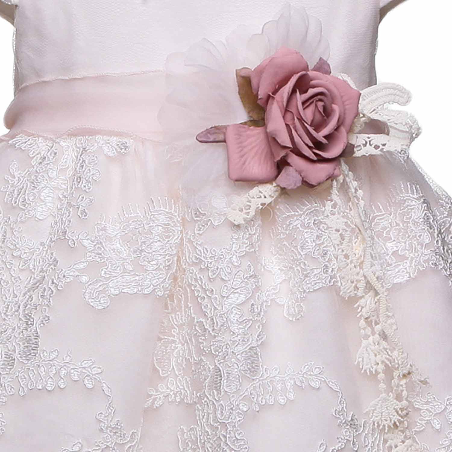 ABITO CERIMONIA PIZZO NEONATA - annameglio.com abbigliamento moda