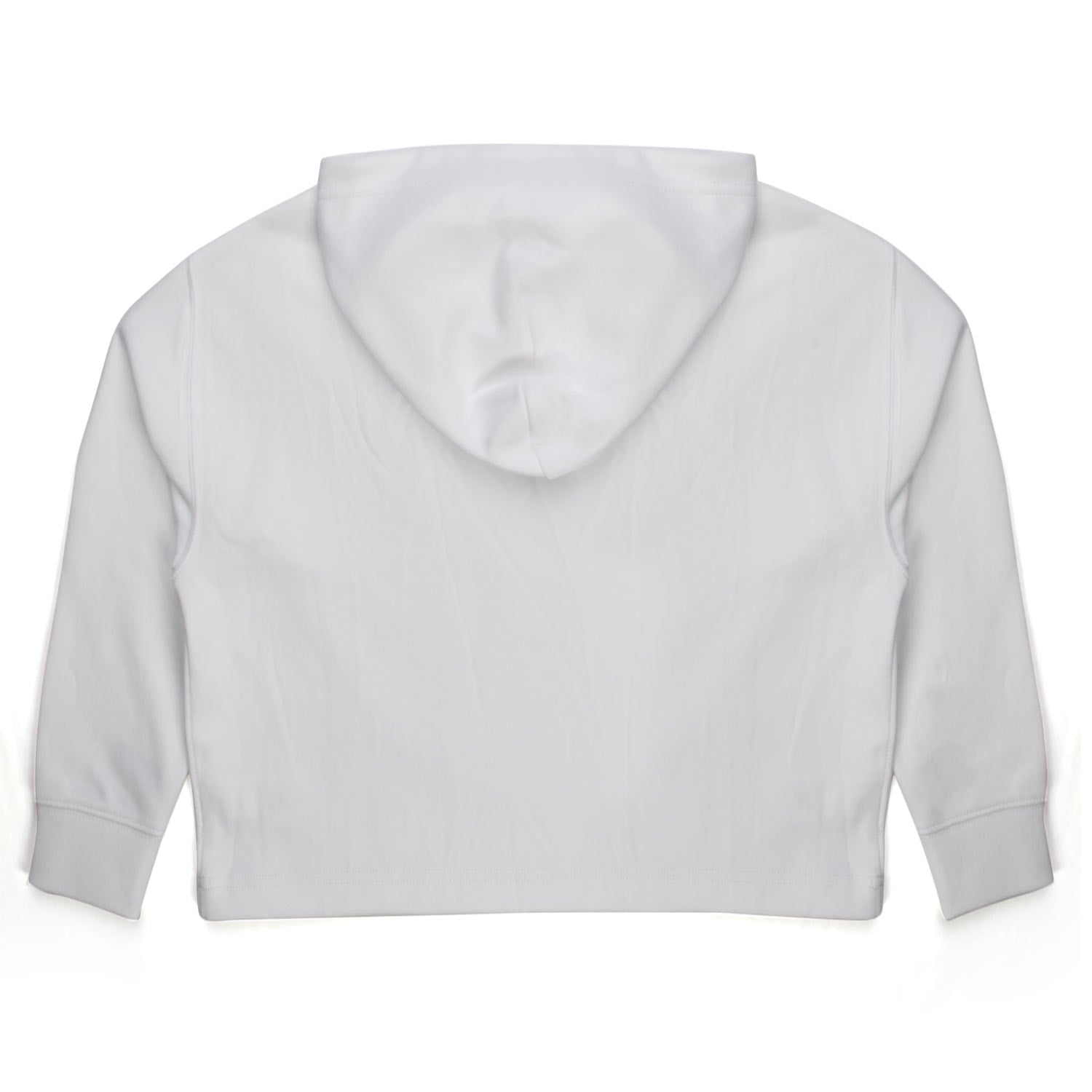 FELPA BIANCA UNISEX CAPPUCCIO - annameglio.com abbigliamento moda