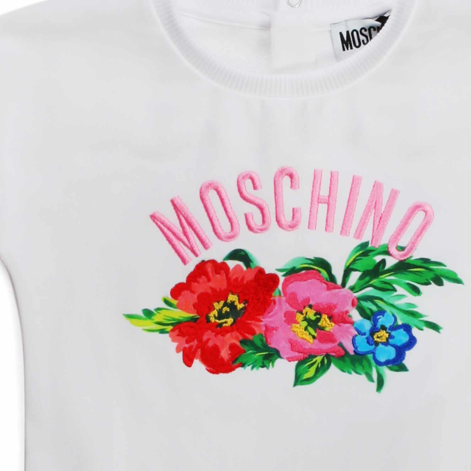 ABITO BIMBA BIANCO CON FIORI - annameglio.com abbigliamento moda