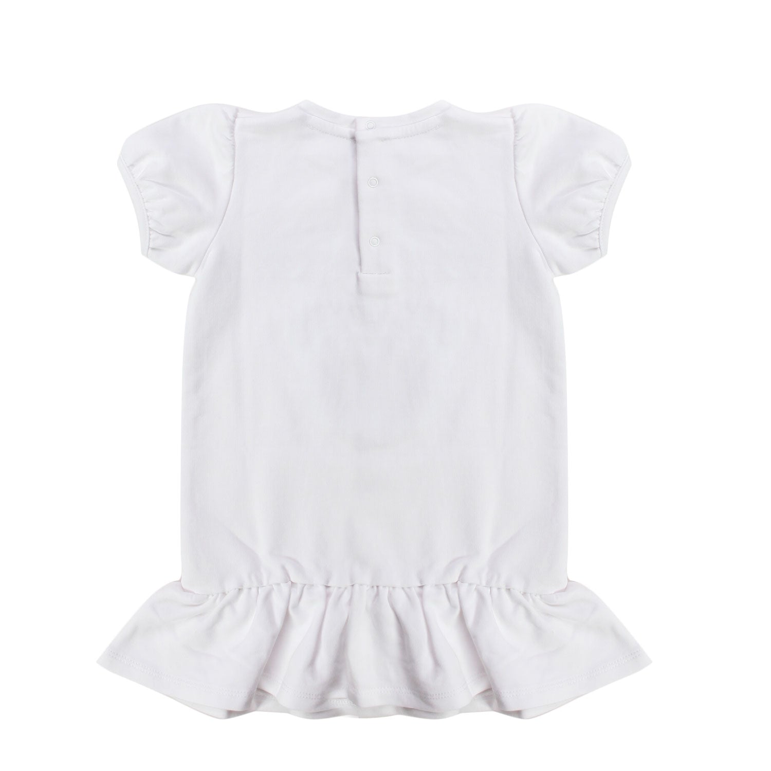 ABITO BIMBA BIANCO CON ORSACCHIOTTO - annameglio.com abbigliamento moda