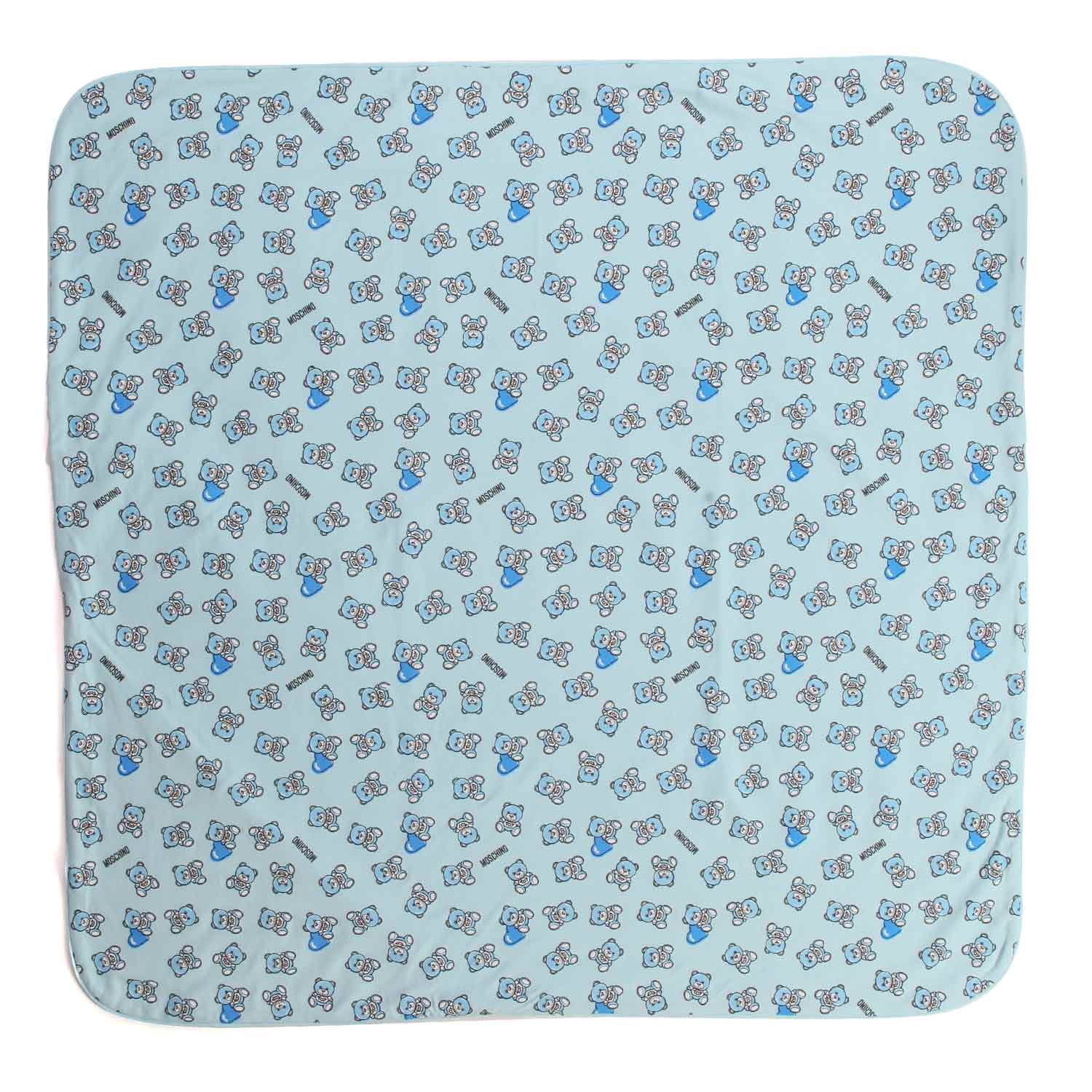 COPERTINA COTONE CELESTE NEONATO - annameglio.com abbigliamento moda
