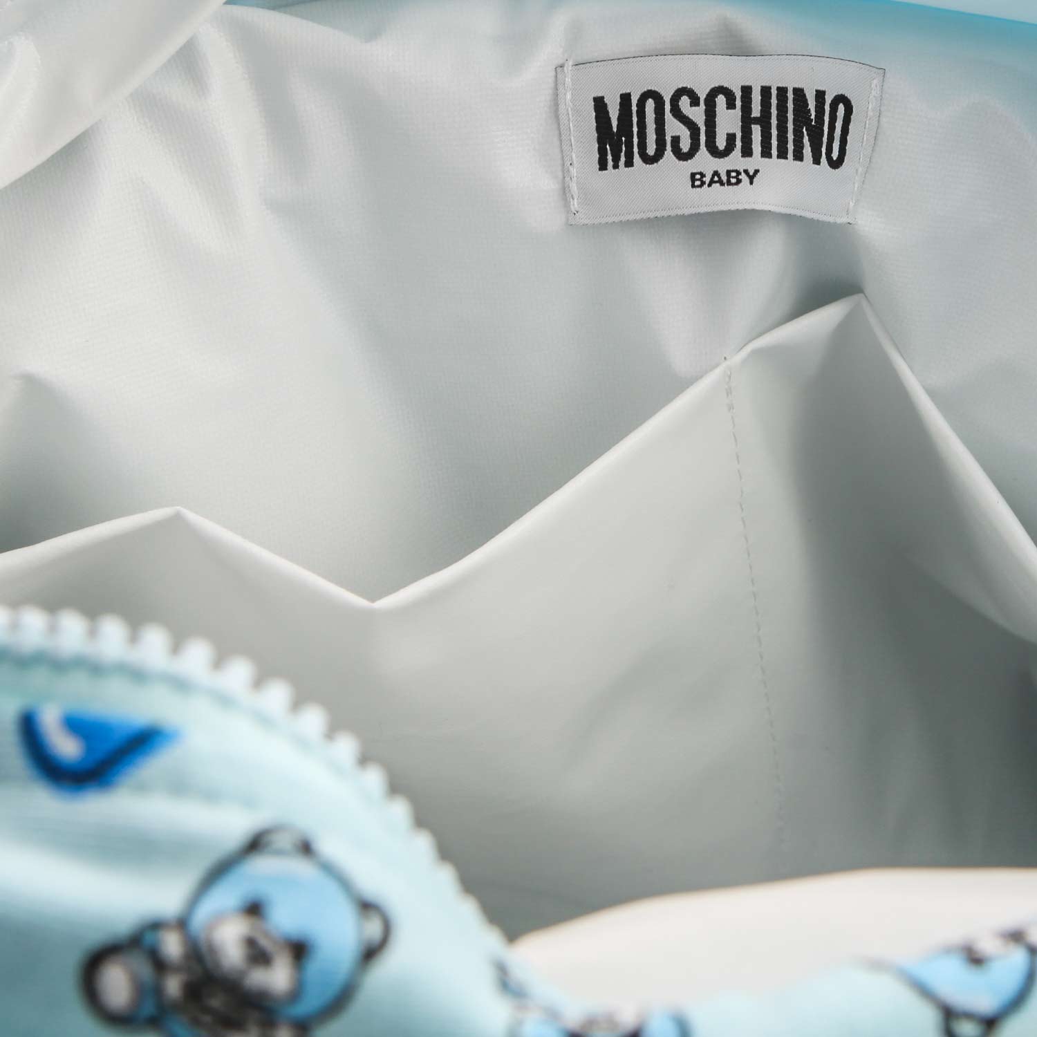 BORSA MAMMA CELESTE CON LOGO - annameglio.com abbigliamento moda