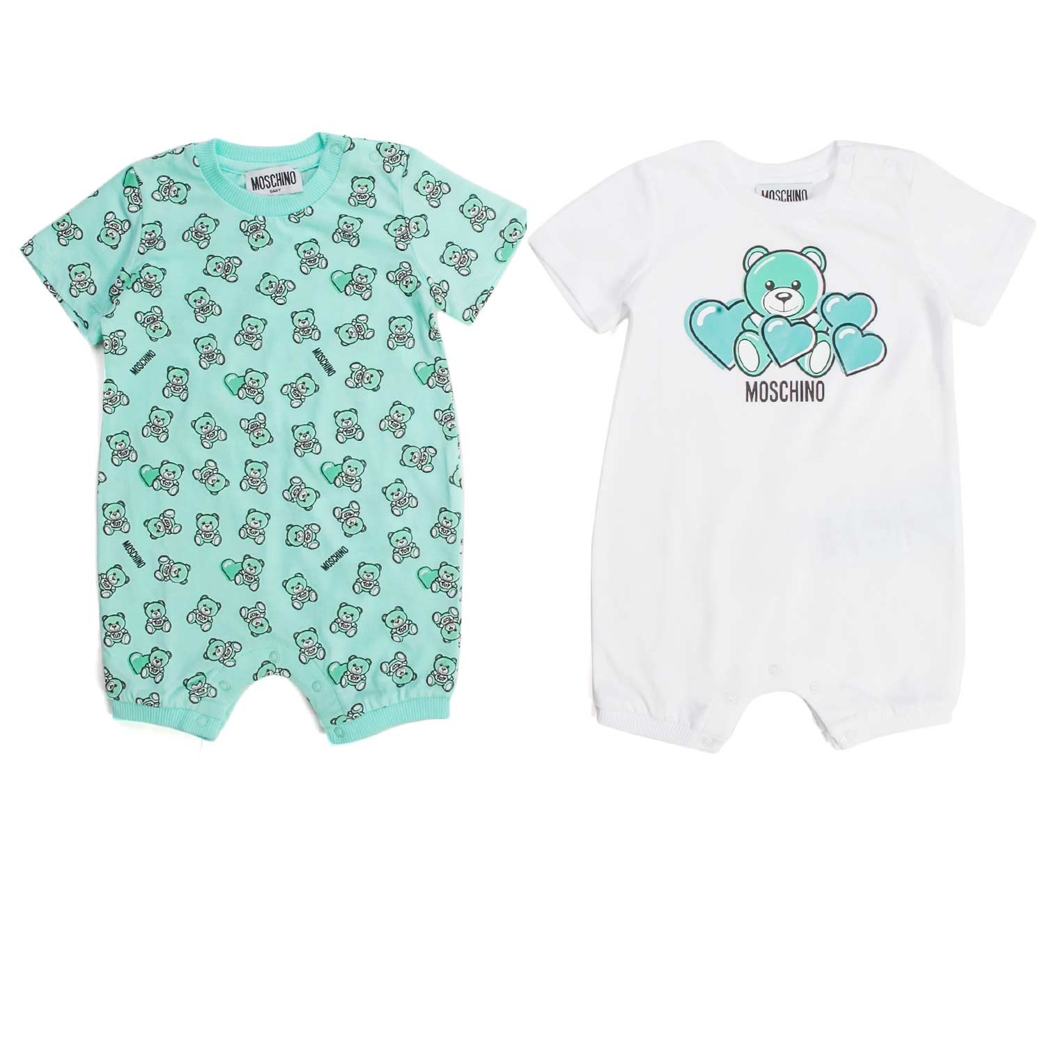 SET TUTINE VERDE ACQUA NEONATO - annameglio.com abbigliamento moda