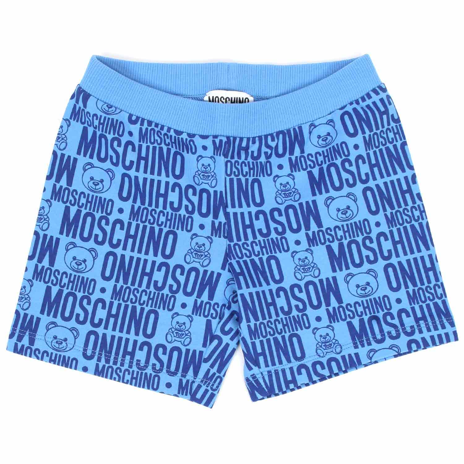 Baby Shorts Azzurro Logo Icon - annameglio.com abbigliamento moda
