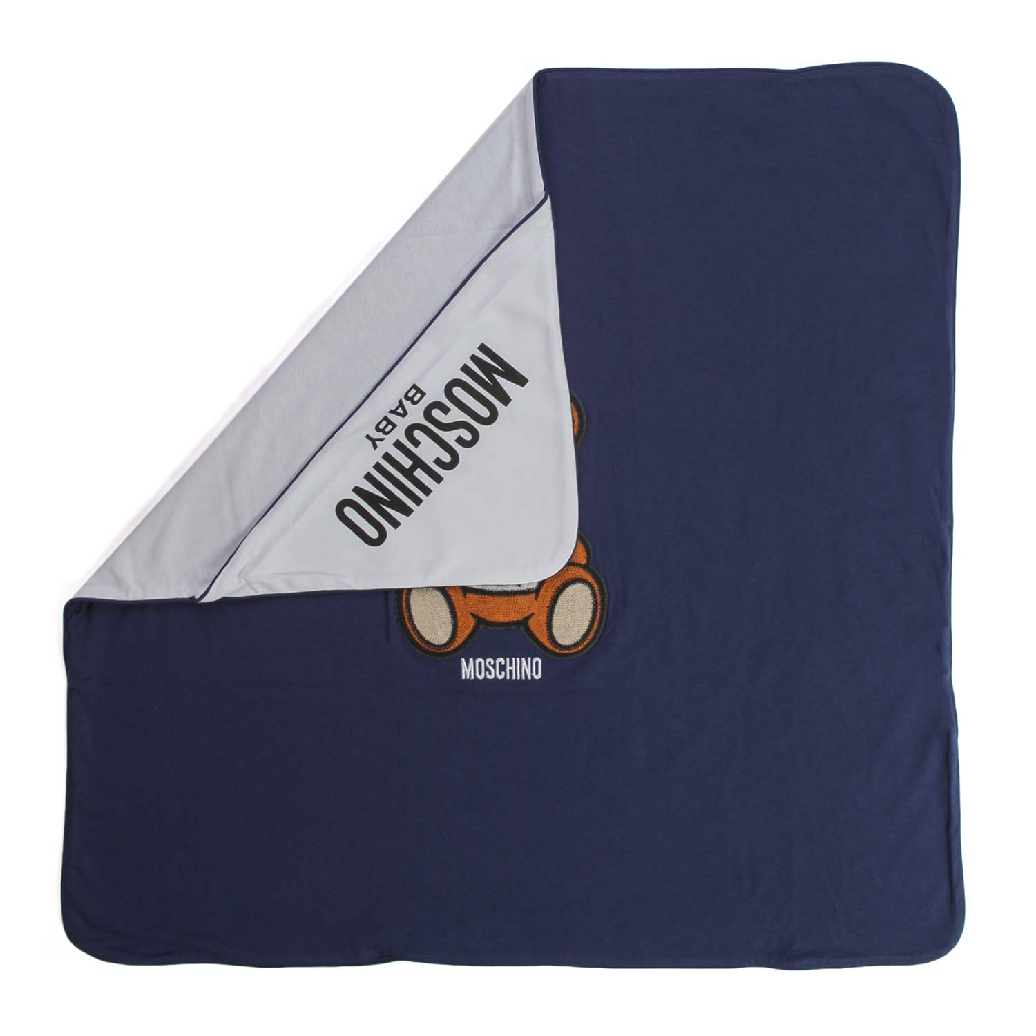 COPERTINA BLU NEONATO ORSETTO - annameglio.com abbigliamento moda