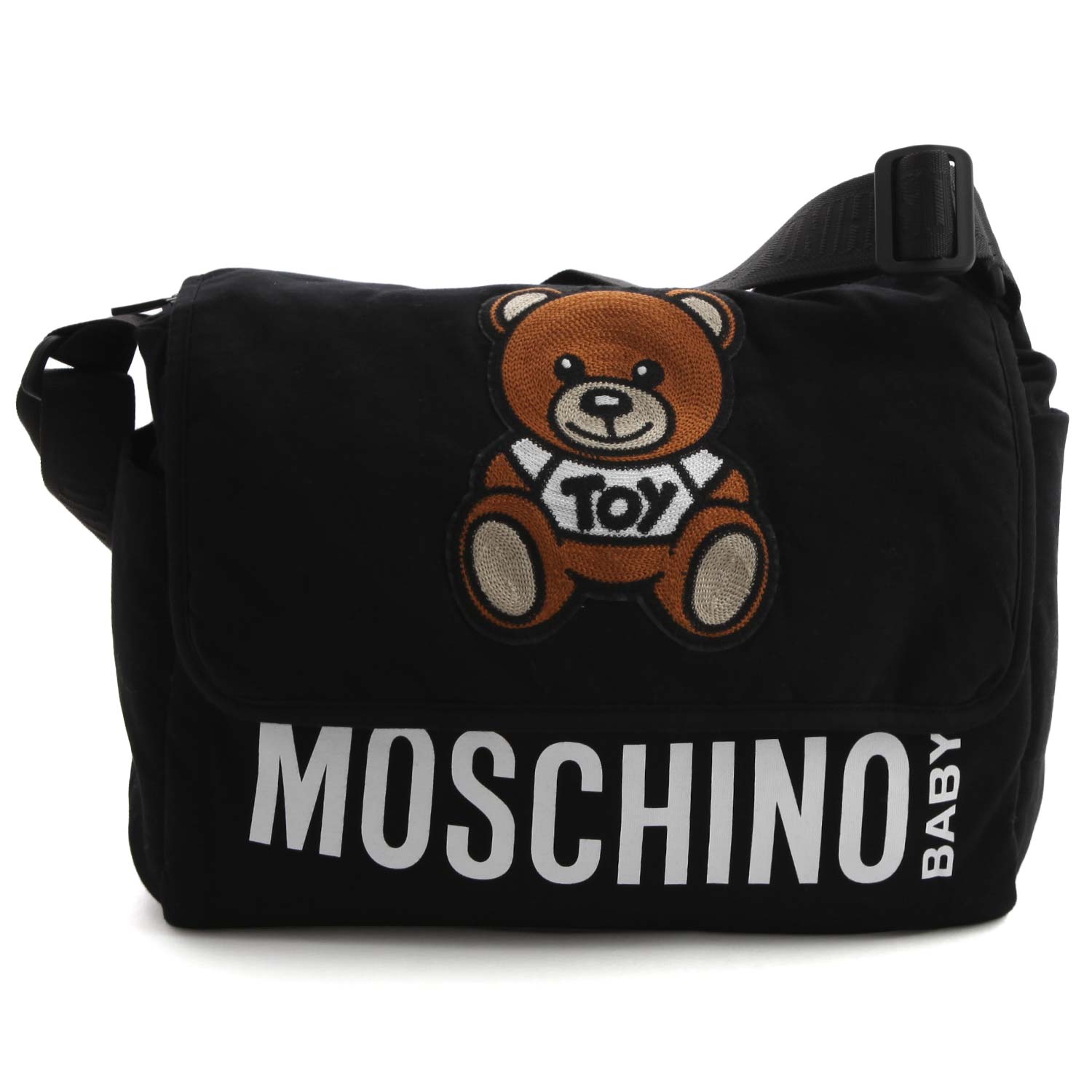 MOMMY BAG NERA CON ORSETTO - annameglio.com abbigliamento moda