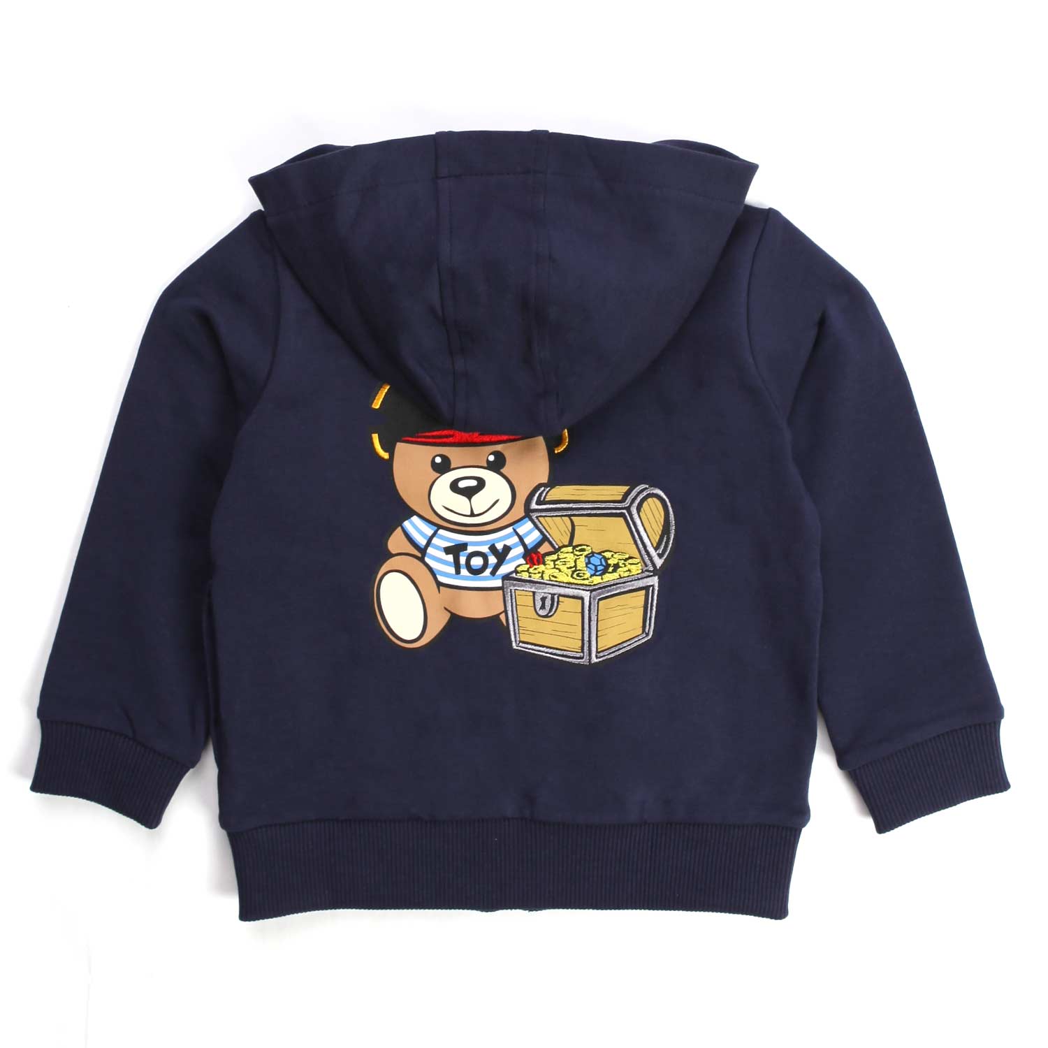 FELPA BLU CON ZIP UNISEX BIMBO - annameglio.com abbigliamento moda