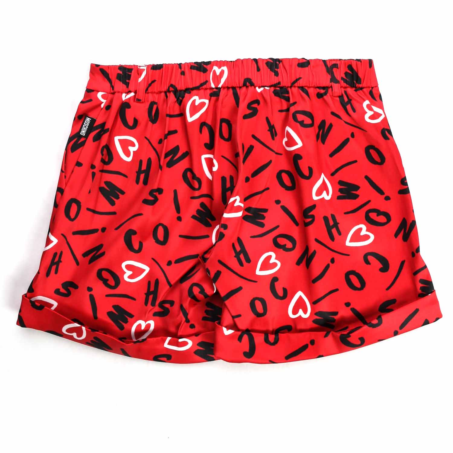 SHORTS ROSSI STAMPA BAMBINA TEEN - annameglio.com abbigliamento moda