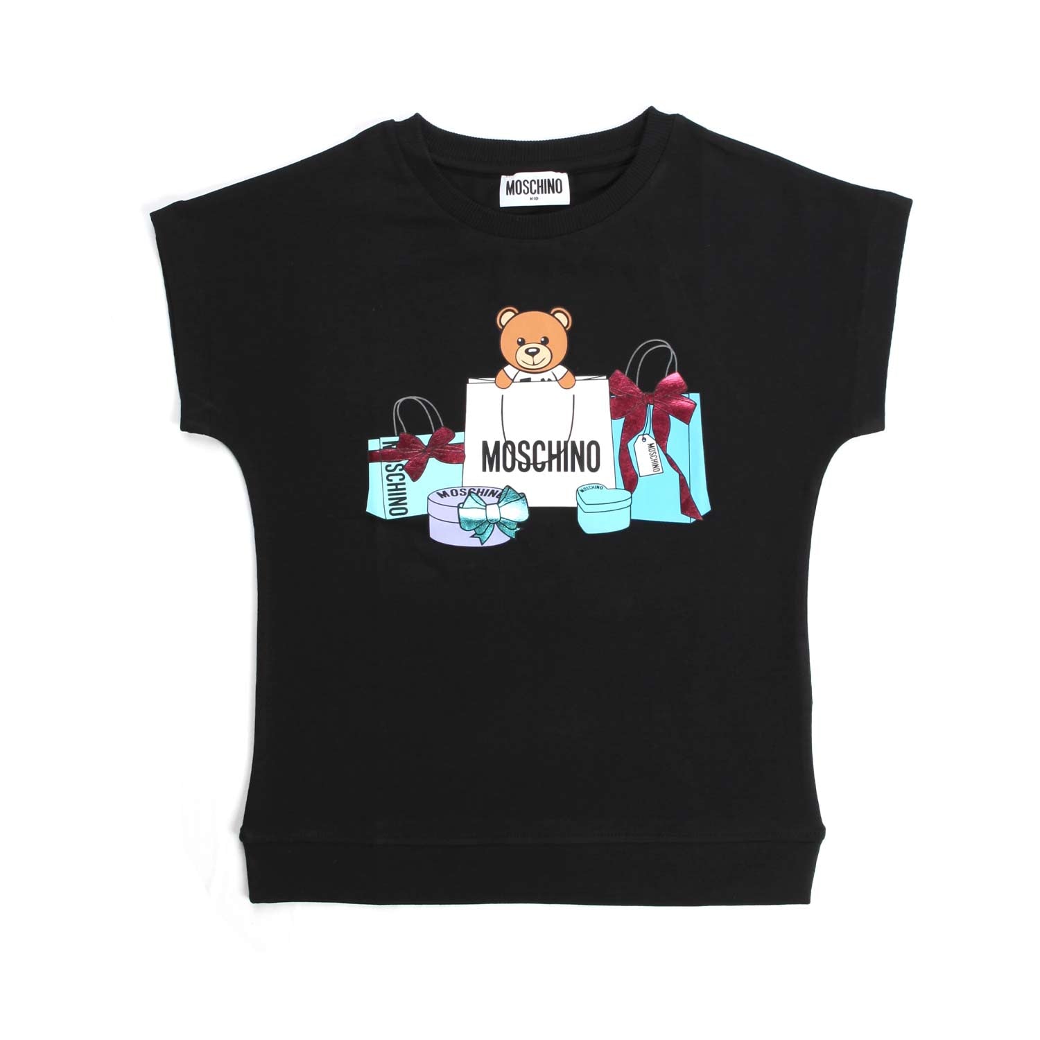 T-SHIRT NERA ORSETTO TEEN BIMBA - annameglio.com abbigliamento moda