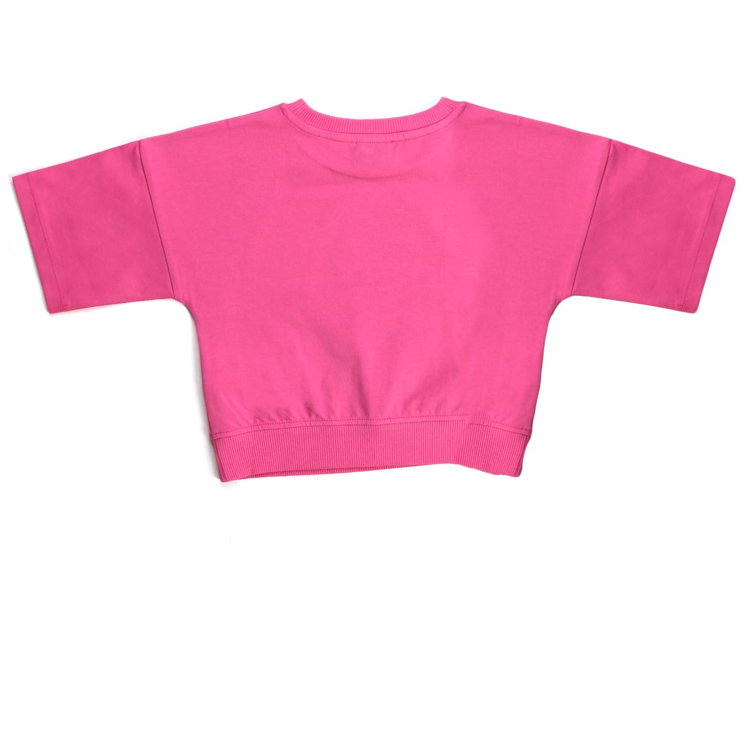 T-SHIRT CROPPED ROSA BIMBA TEEN - annameglio.com abbigliamento moda